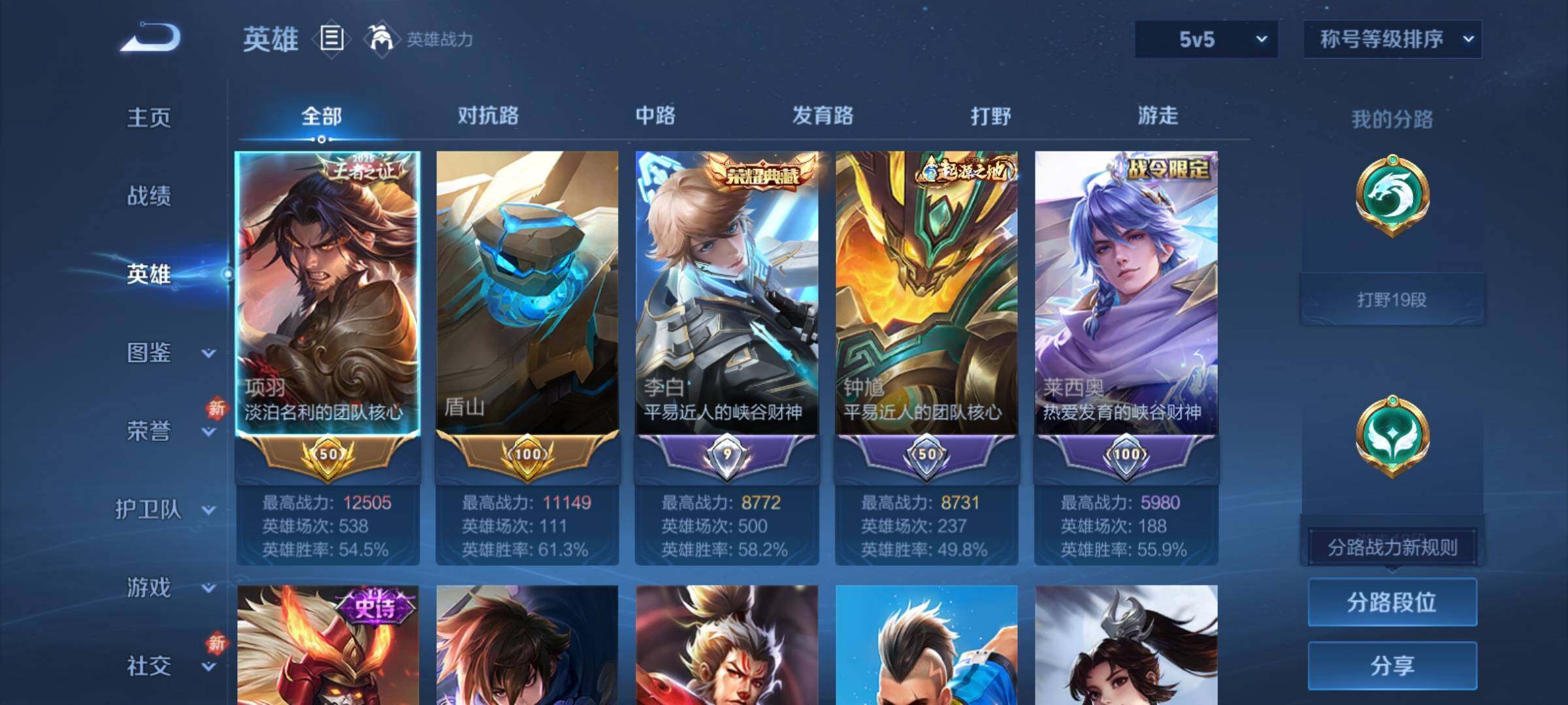 WZCMY4125782王者荣耀账号详情图4