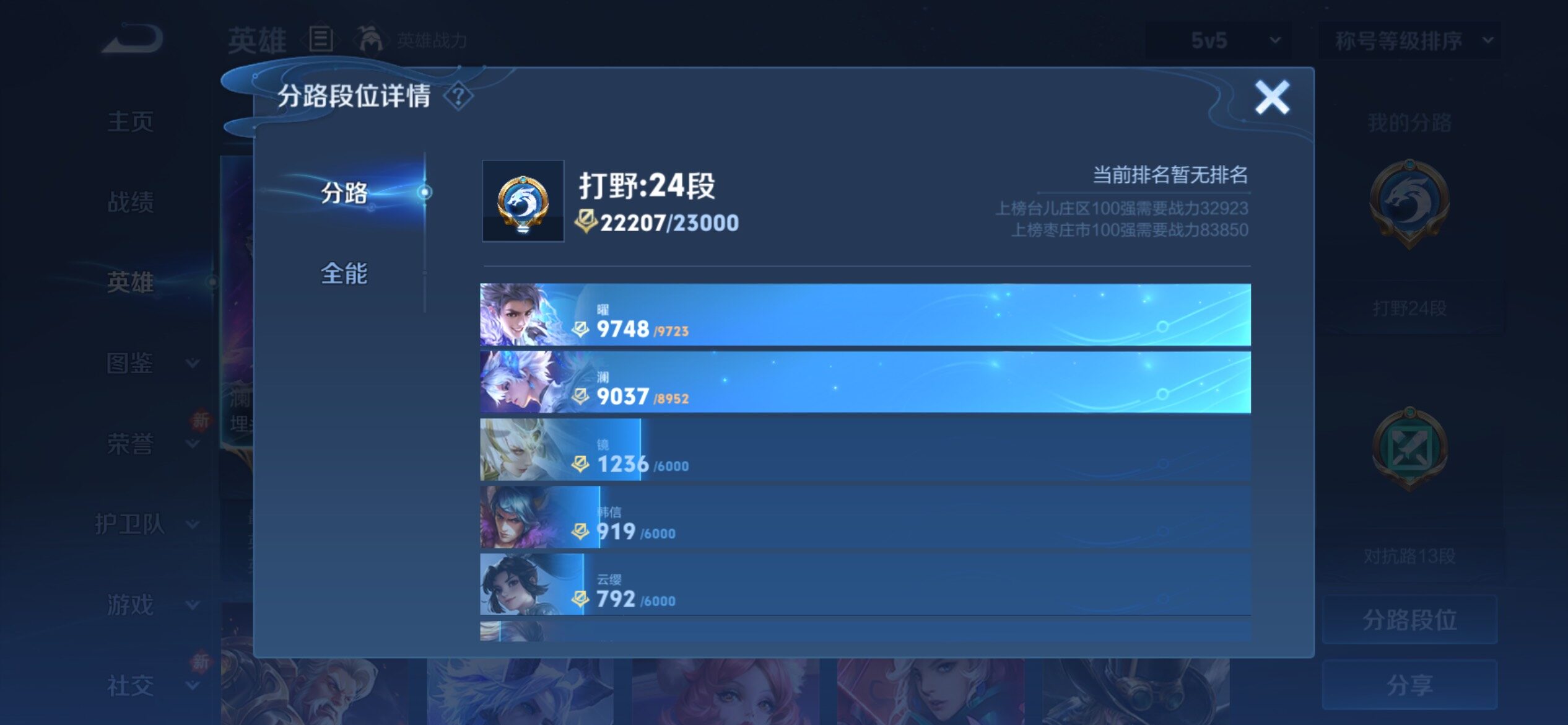 WZCMY4125809王者荣耀账号详情图4