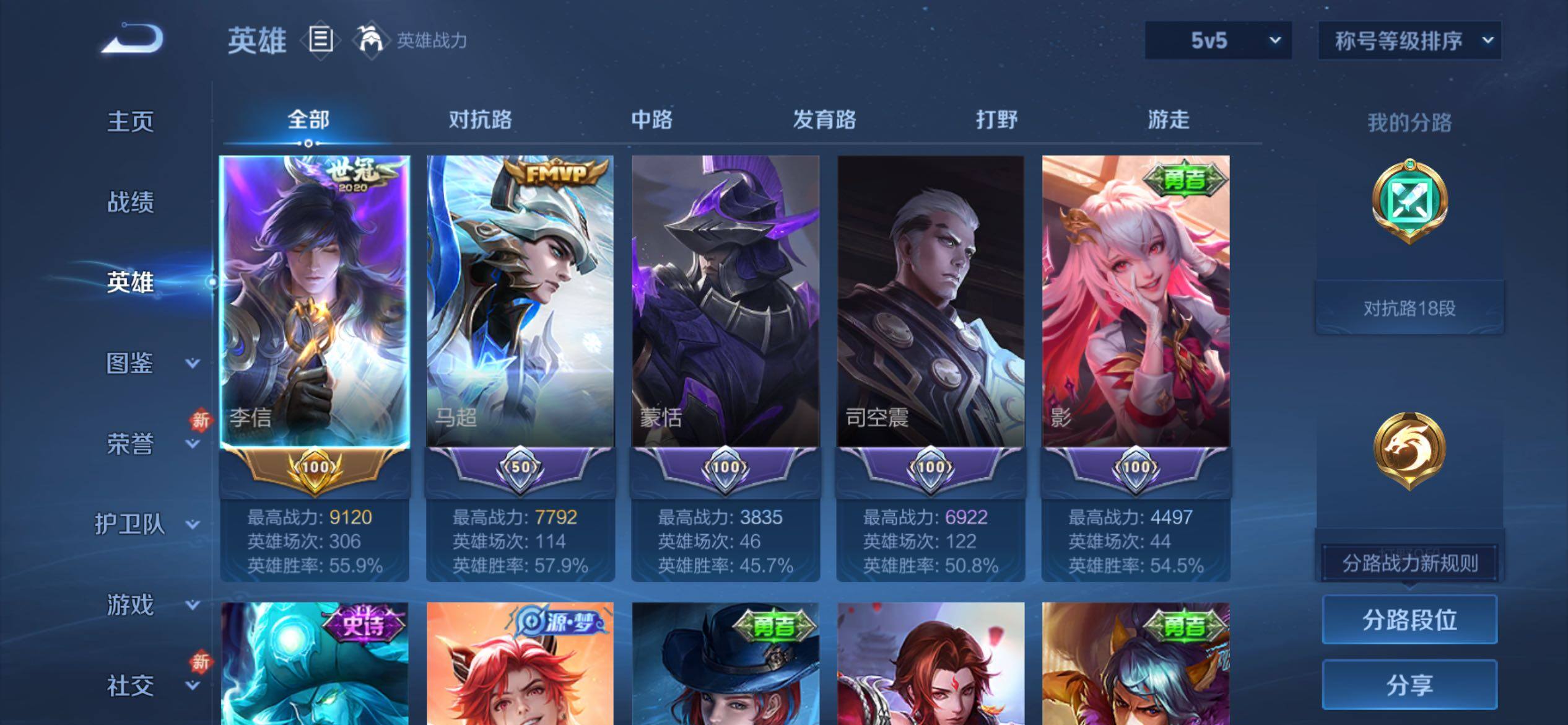 WZCMY4131145王者荣耀账号详情图4