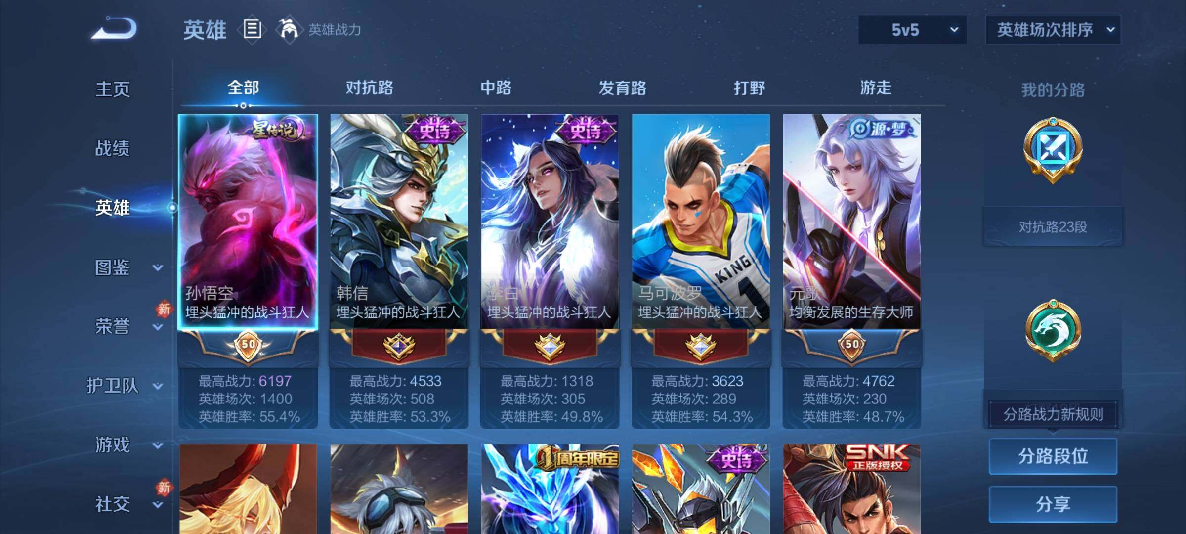 WZKG4127270王者荣耀账号详情图9