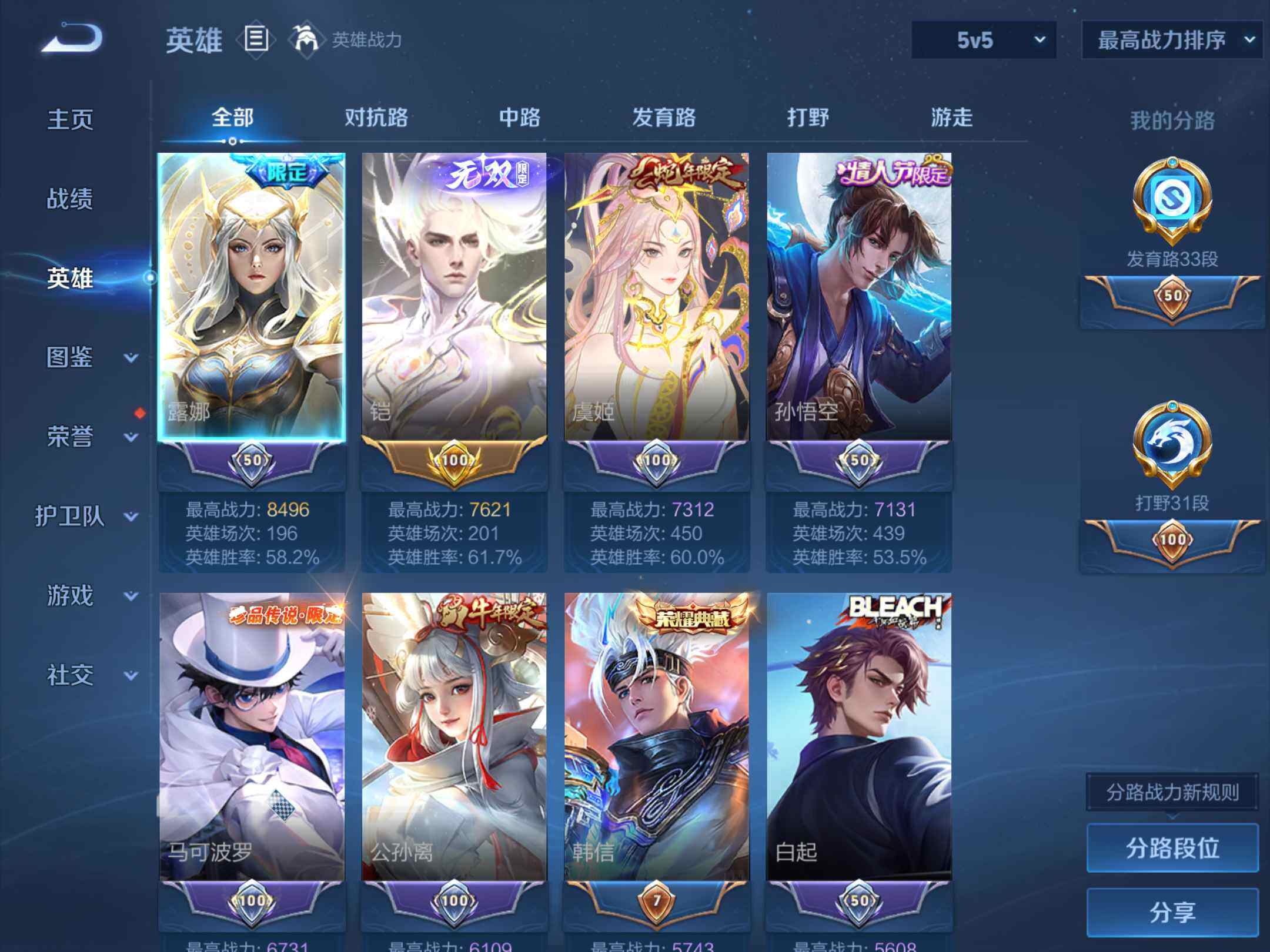 WZKG4125090王者荣耀账号详情图12