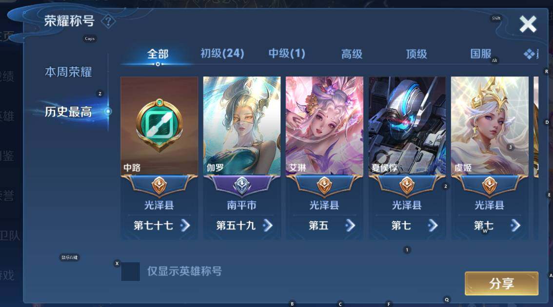 WZCMW4128114王者荣耀账号详情图13