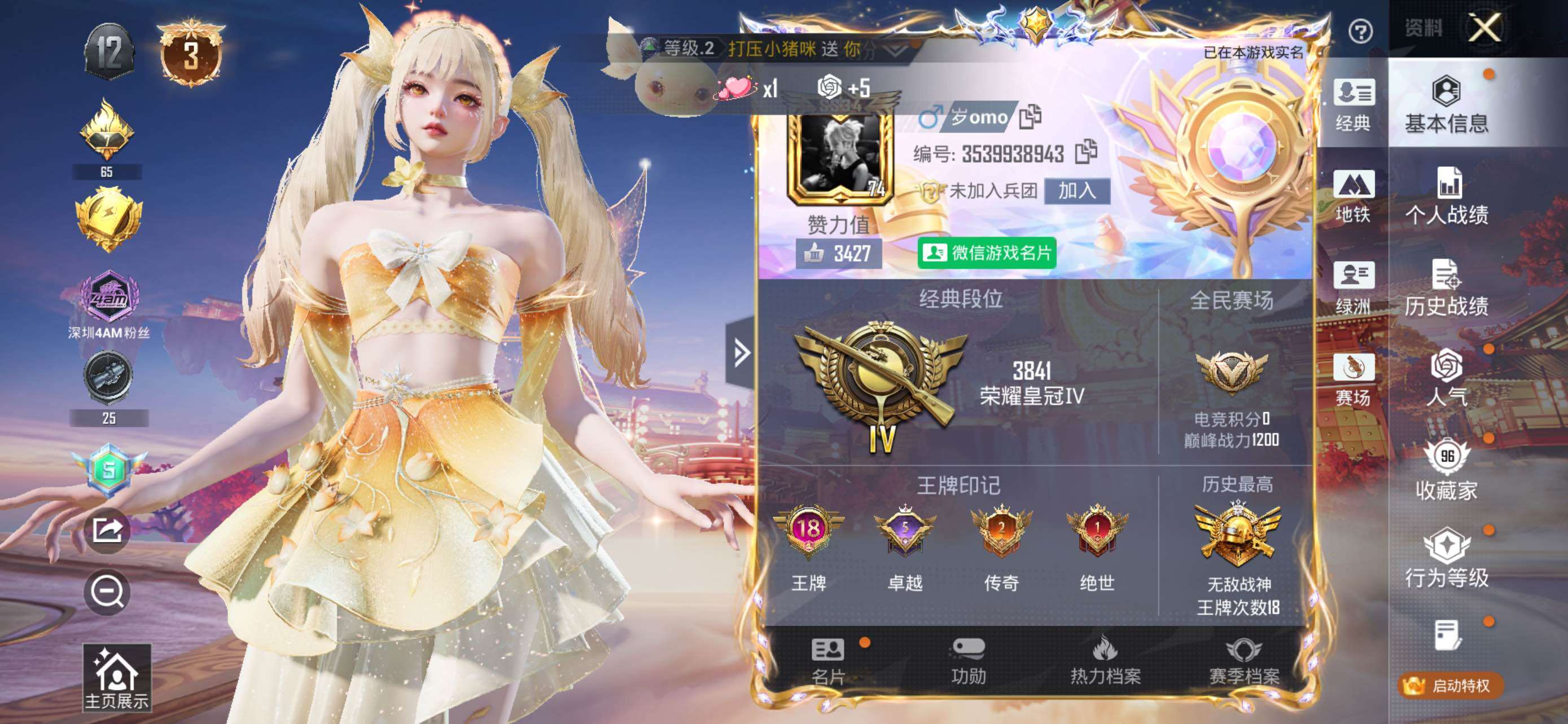 HPLX469405和平精英账号详情图10