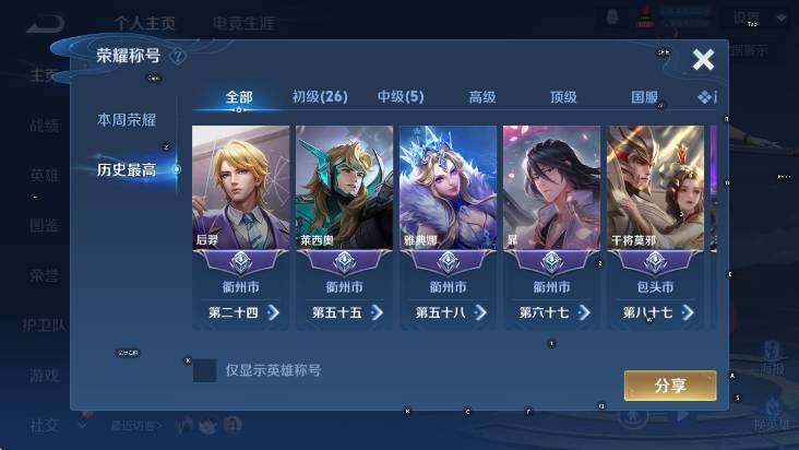 WZCMW4128759王者荣耀账号详情图9