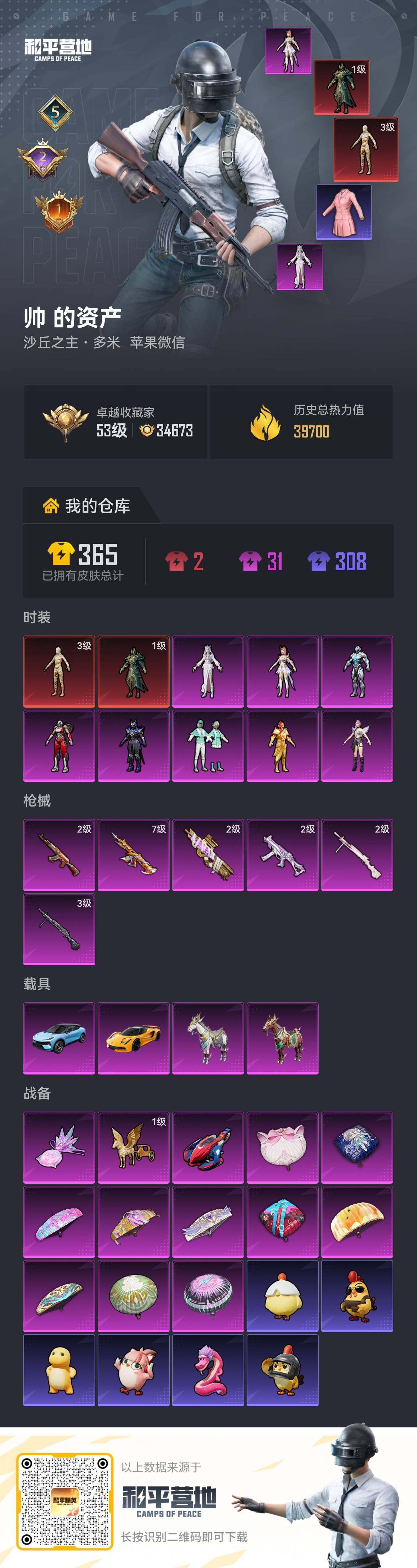 HPCMW470050和平精英账号详情图3