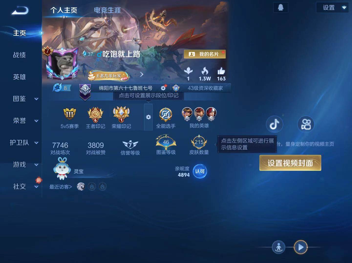 WZCMW4130309王者荣耀账号详情图6