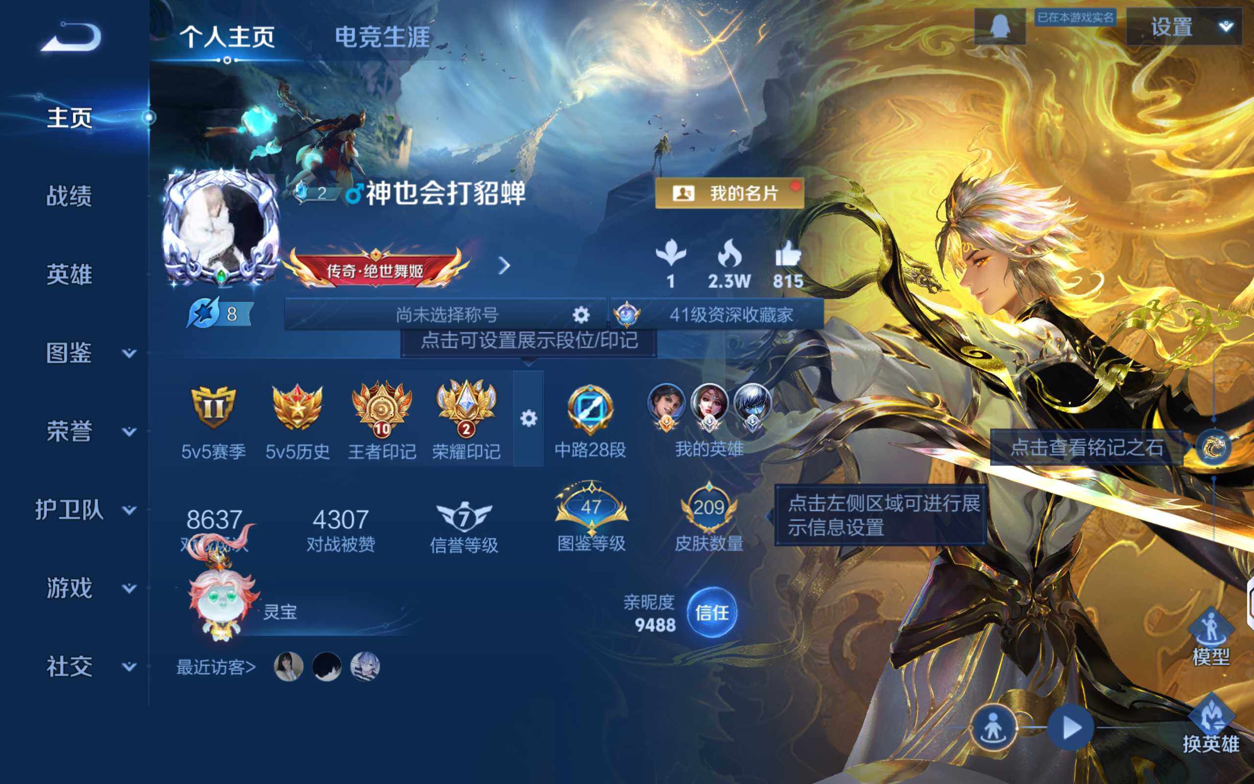 WZQM4127991王者荣耀账号详情图3