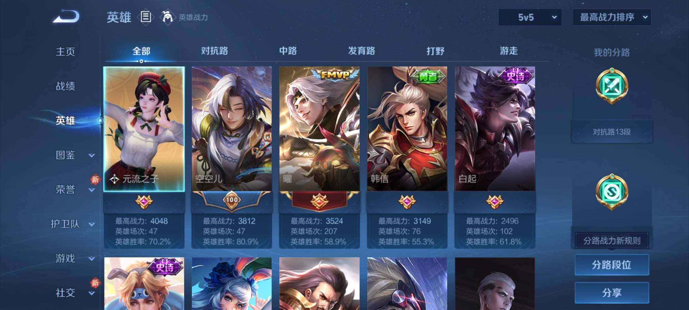 WZCMY4131073王者荣耀账号详情图3