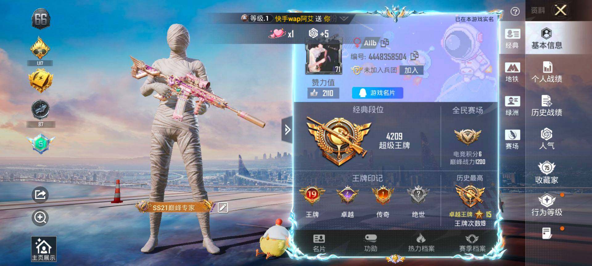 HPQM469346和平精英账号详情图3