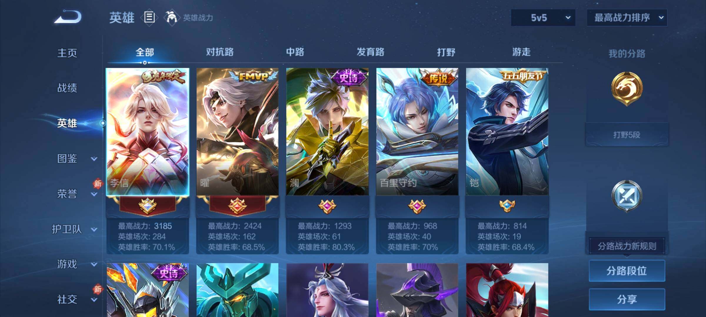 WZCMY4131110王者荣耀账号详情图3