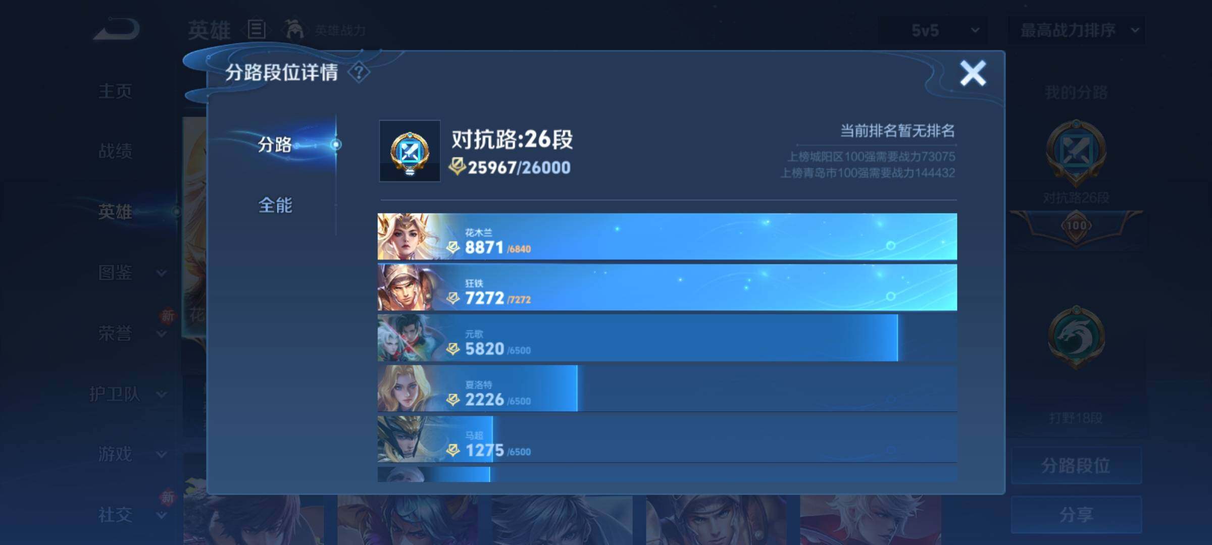 WZCMY4131135王者荣耀账号详情图4