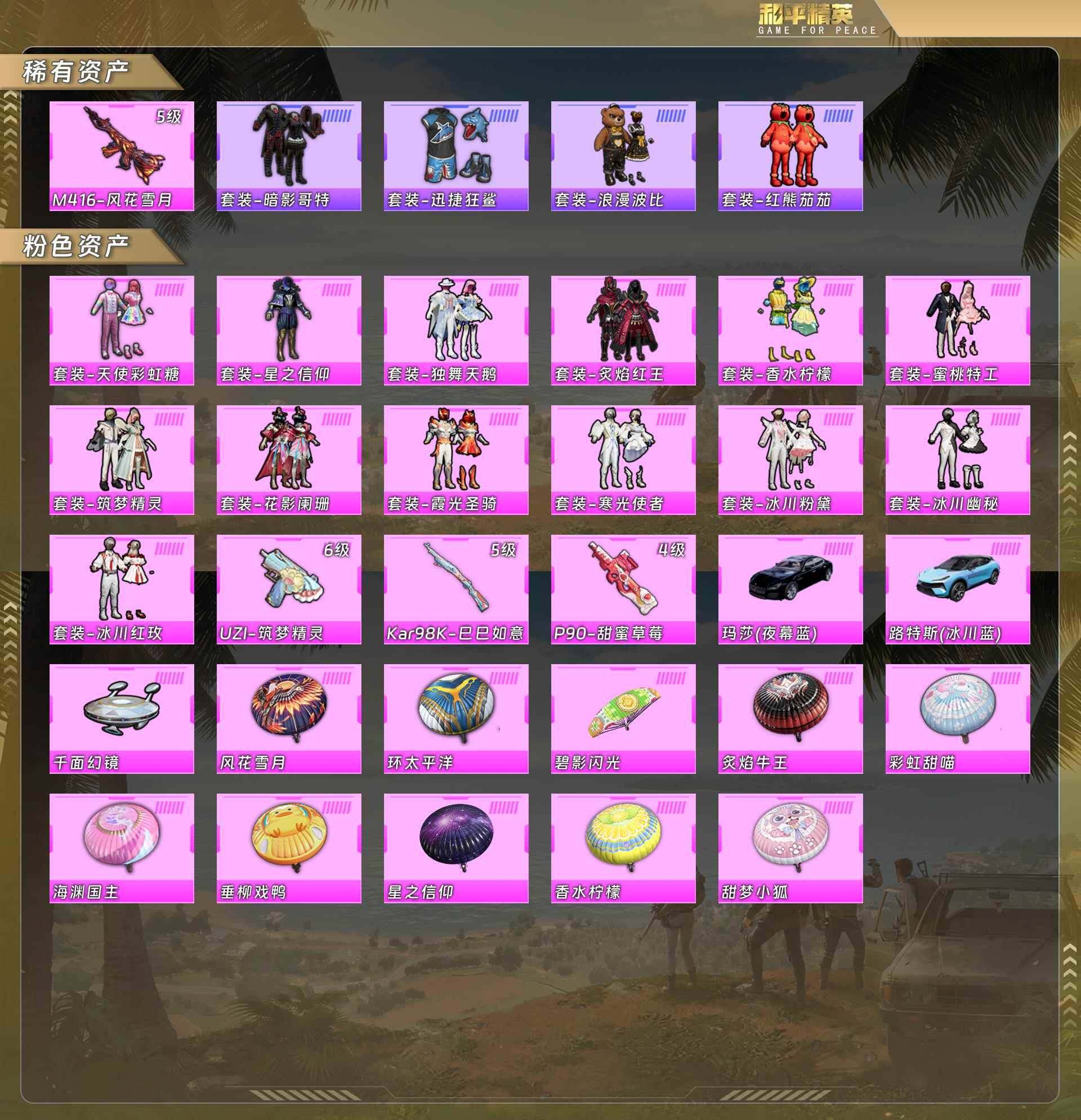 HPQM4116581和平精英账号详情图5