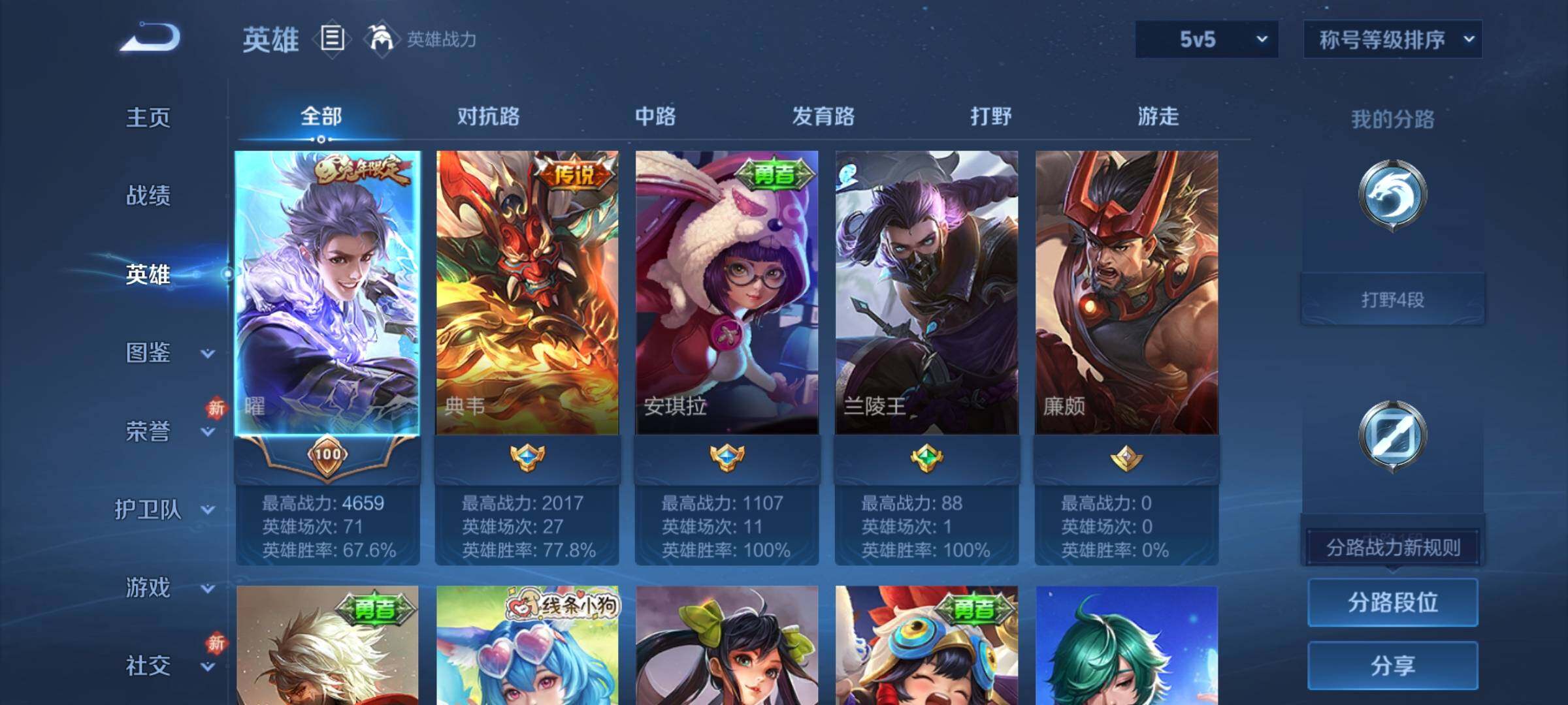 WZCMW4142329王者荣耀账号详情图3