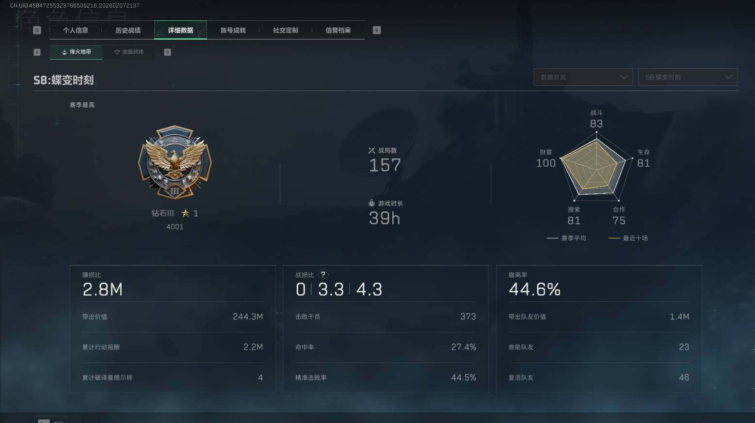 SJZQM436816三角洲行动账号详情图7