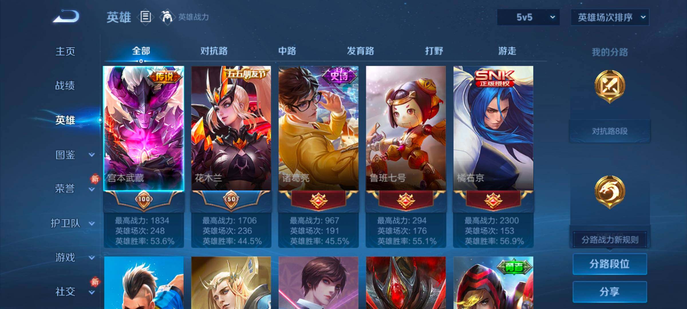 WZKG4136709王者荣耀账号详情图13