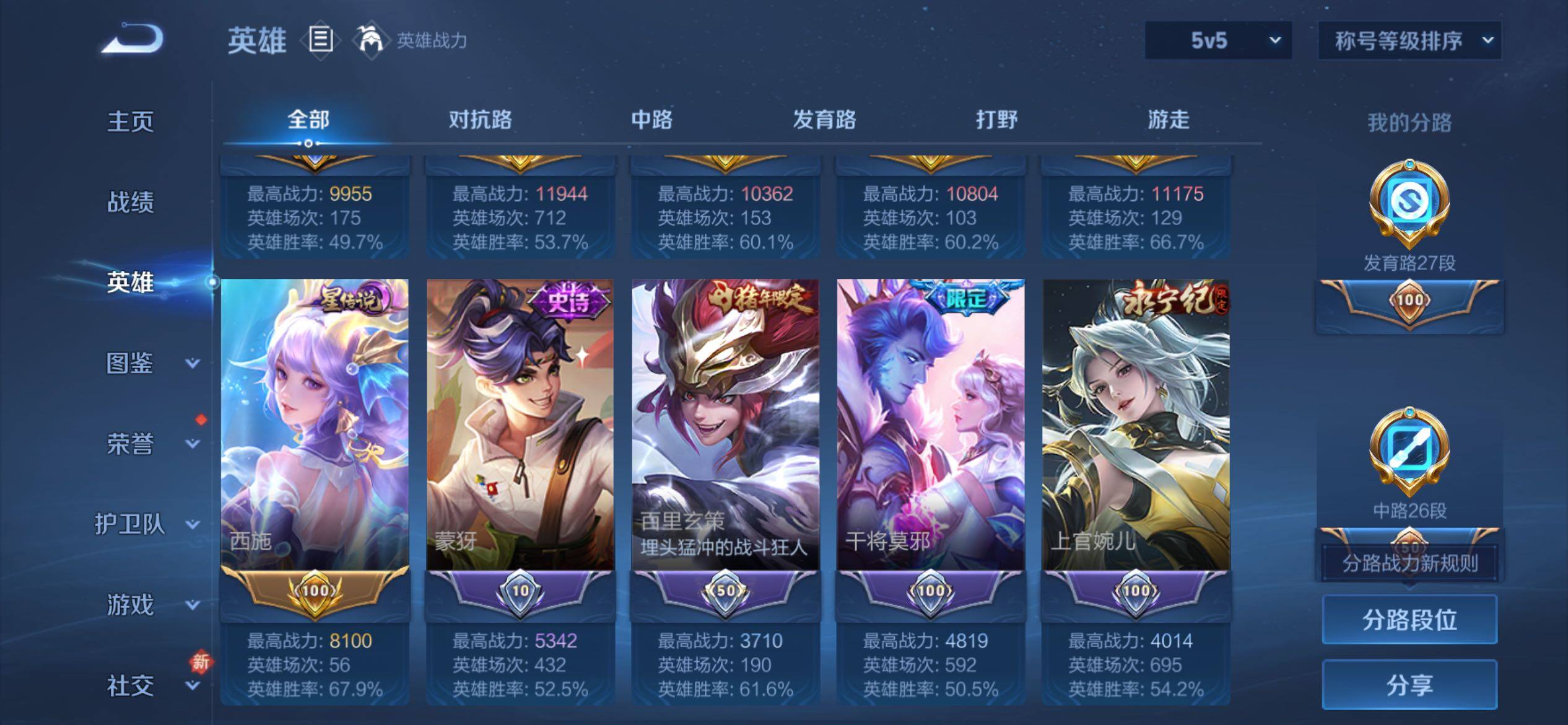 WZCMY4139247王者荣耀账号详情图5