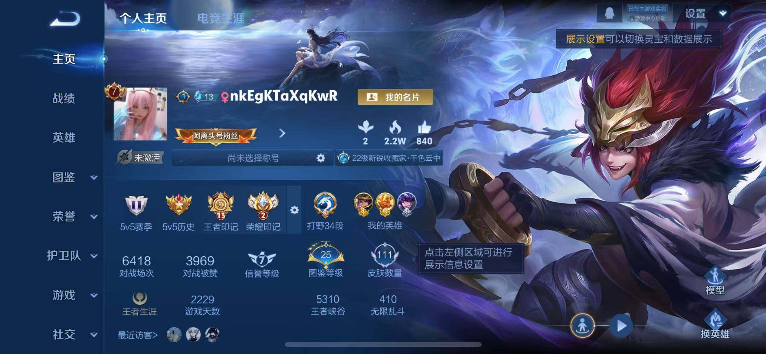 WZQM4135091王者荣耀账号详情图3