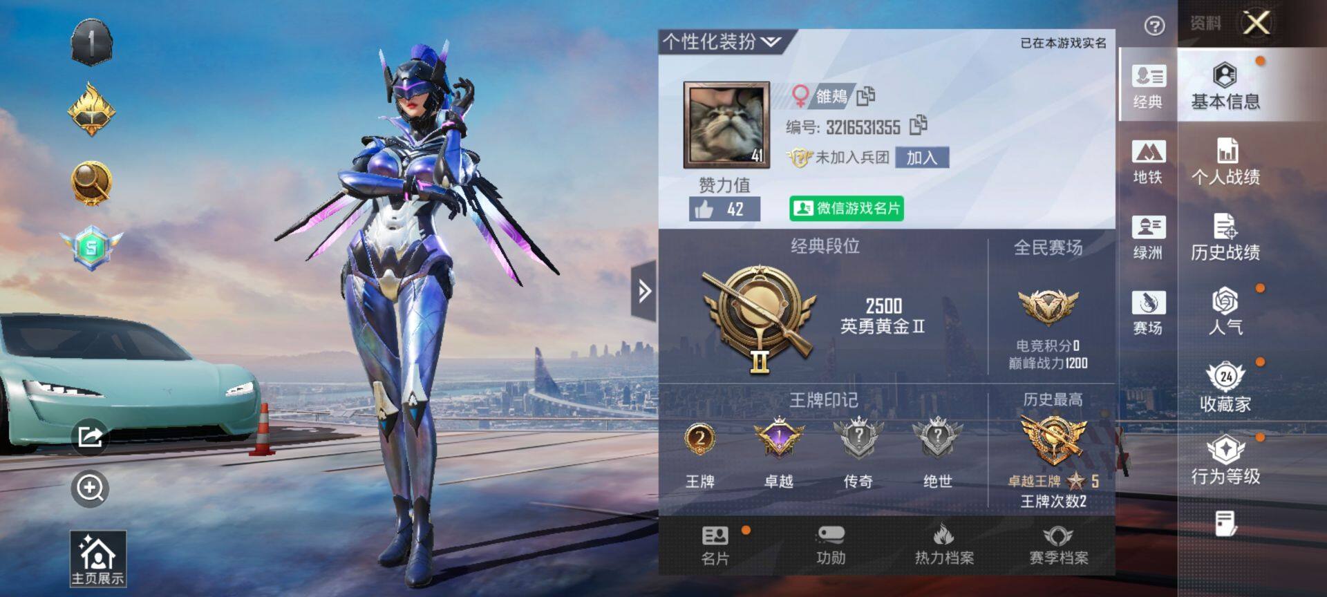 HPCMW472898和平精英账号详情图2