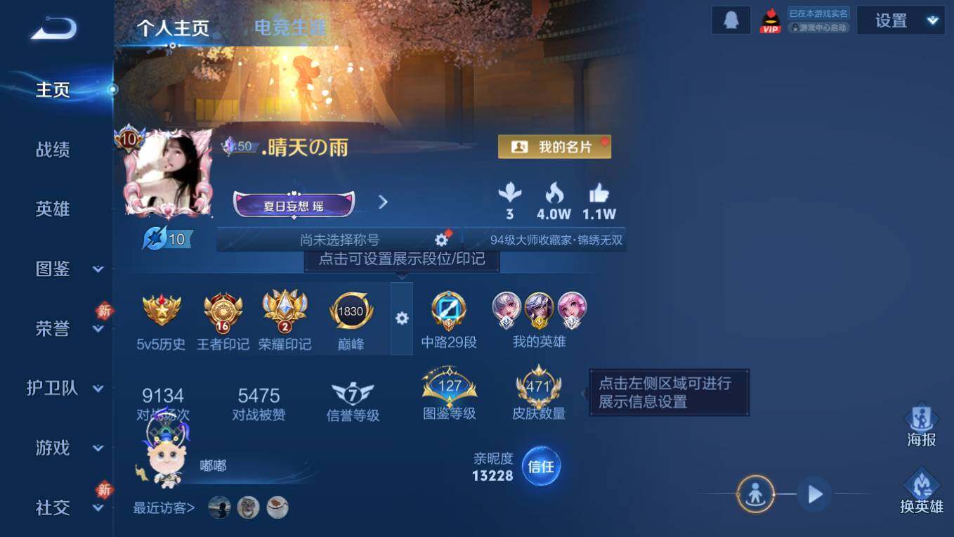 WZCMW4137300王者荣耀账号详情图13