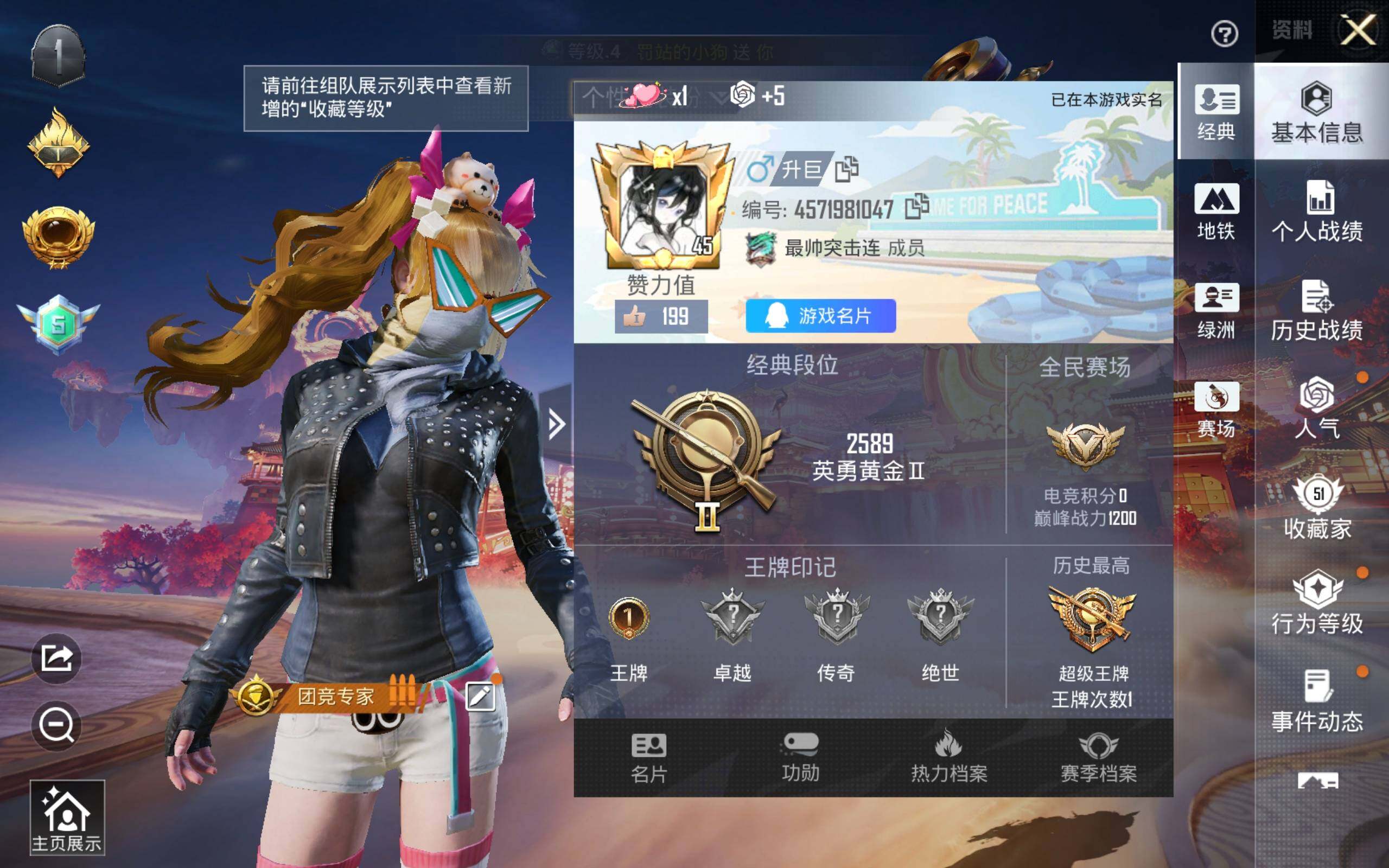 HPCMW488027和平精英账号详情图2