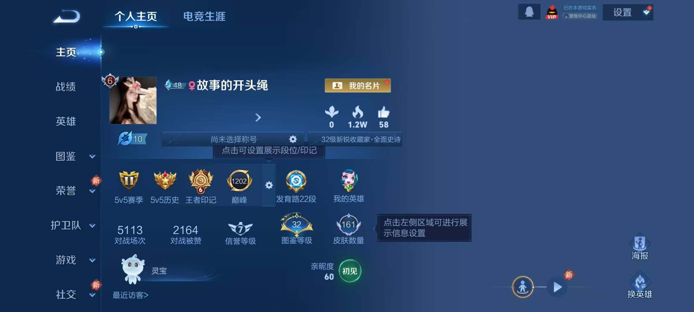 WZJZ4153004王者荣耀账号详情图5