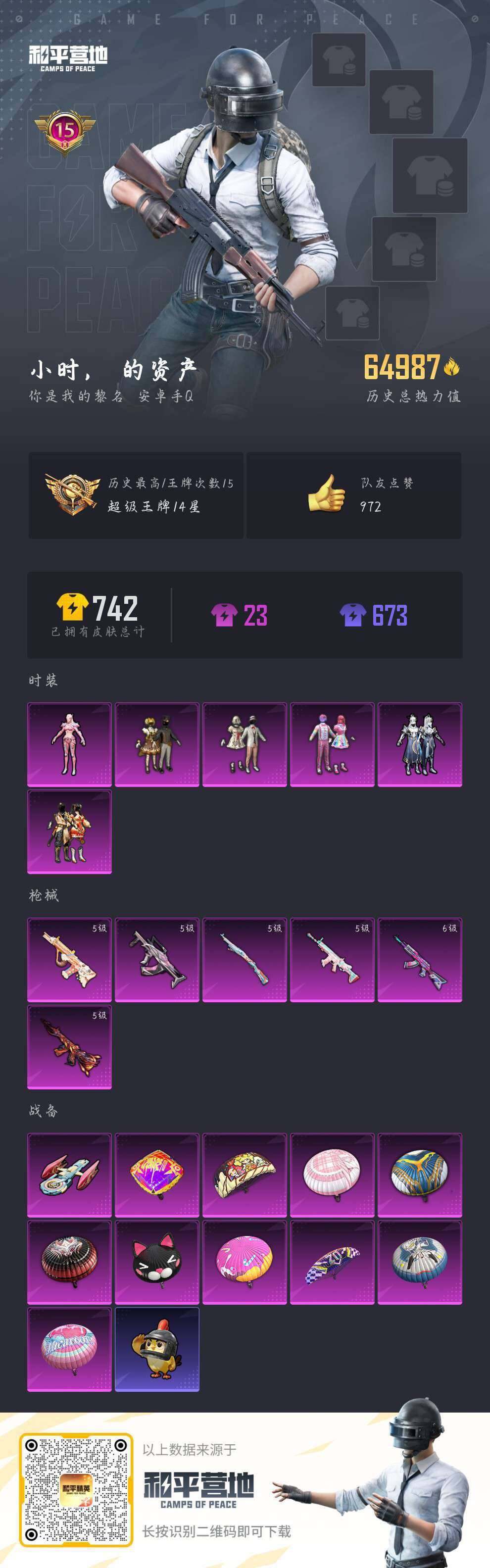 HPLE472461和平精英账号详情图8