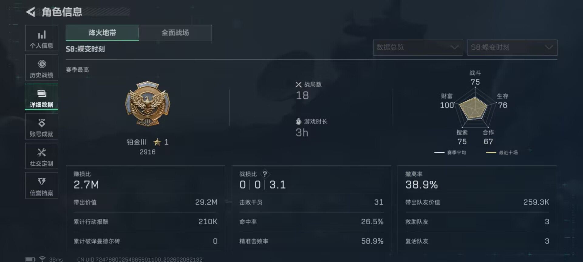 SJZEY438006三角洲行动账号详情图16