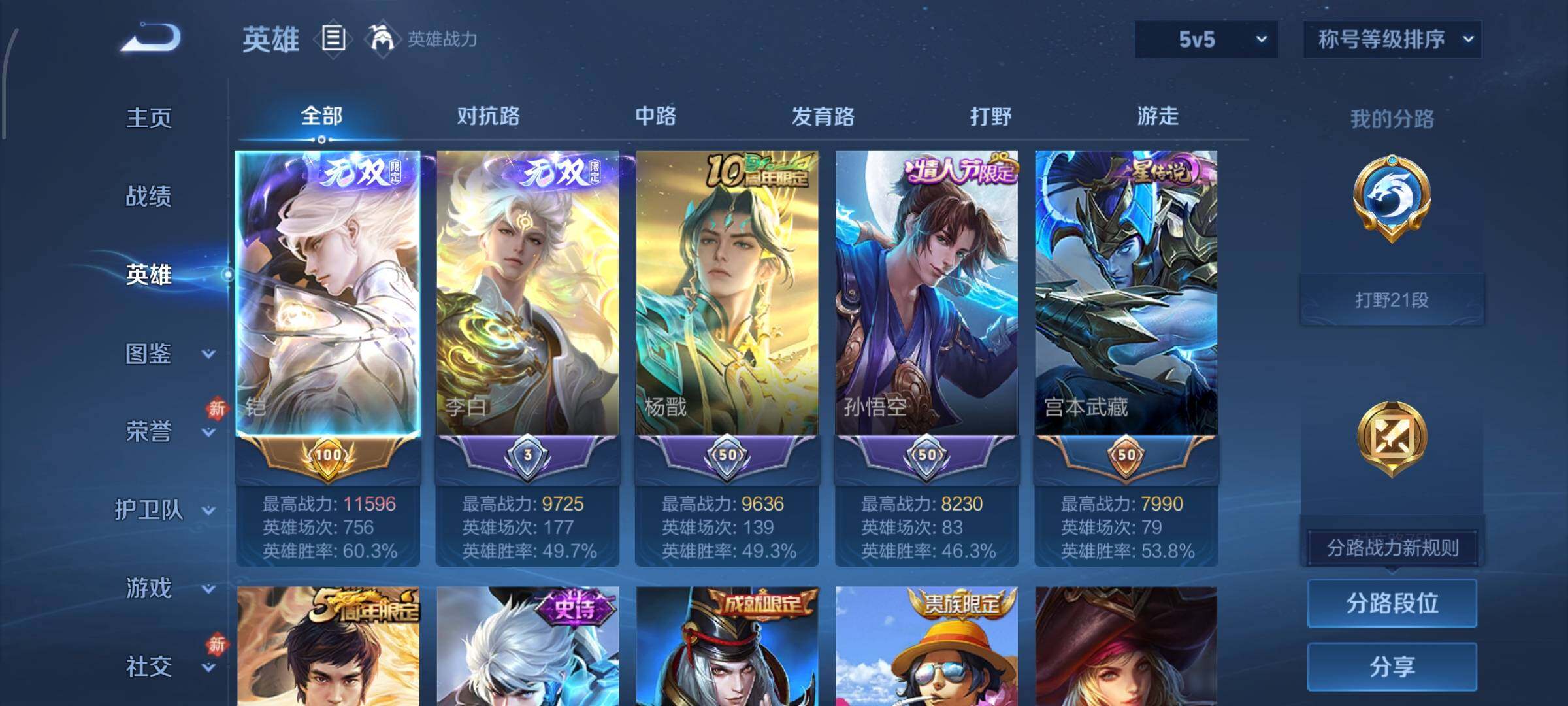 WZCMW4147680王者荣耀账号详情图3