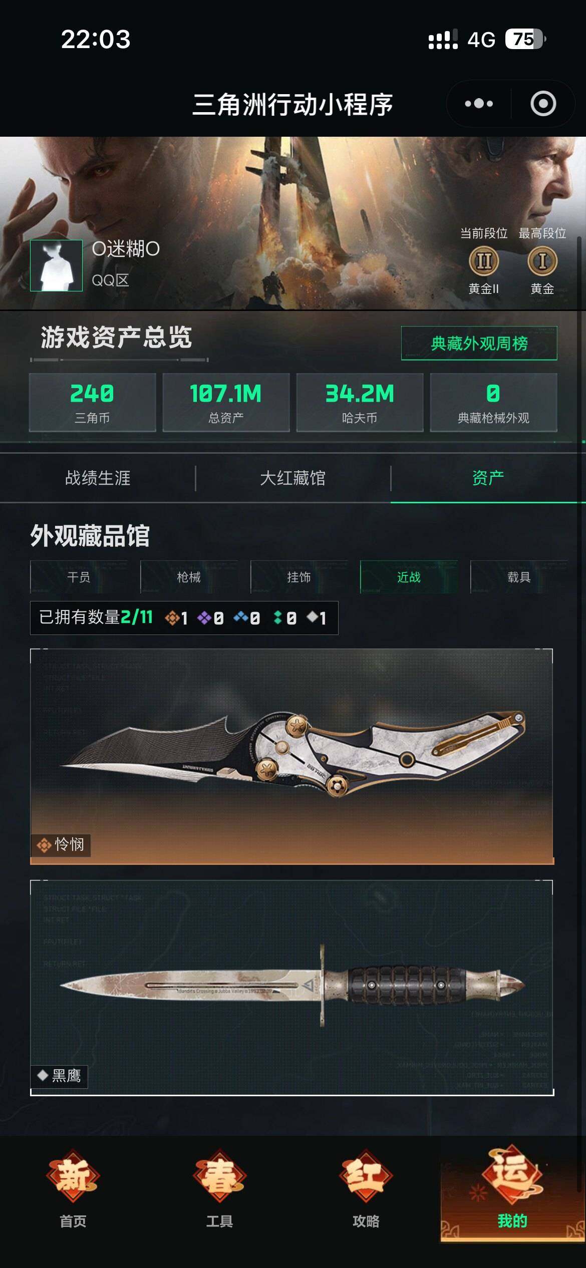 SJZQM438057三角洲行动账号详情图10