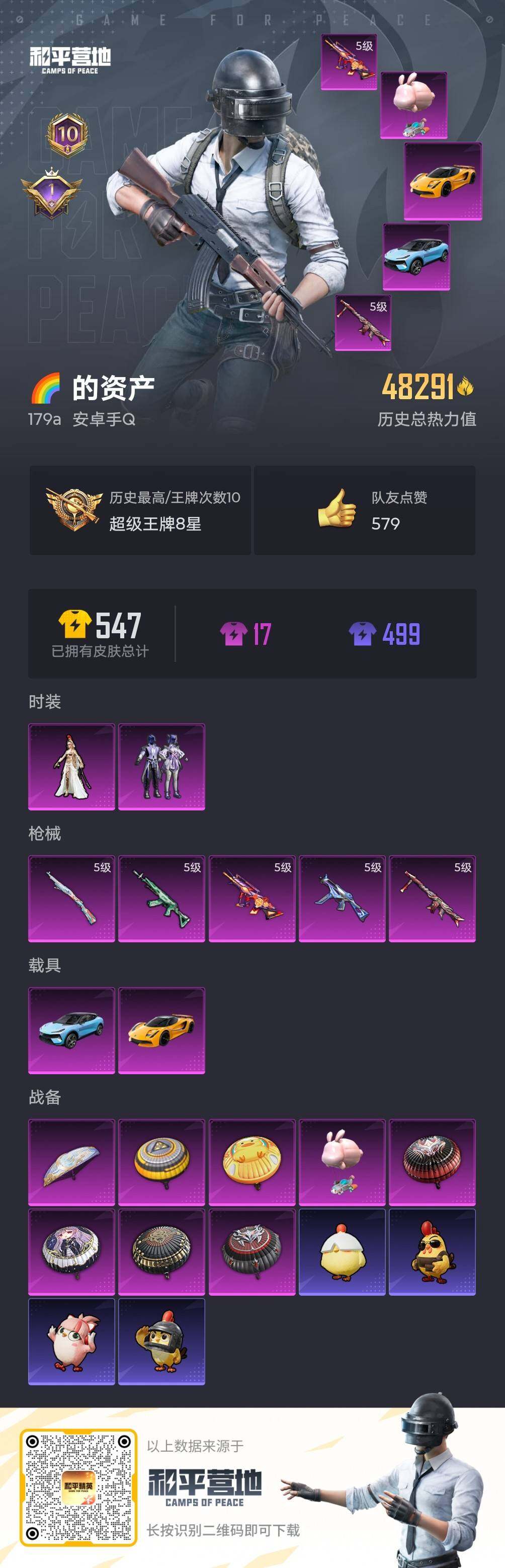 HPLE474008和平精英账号详情图5