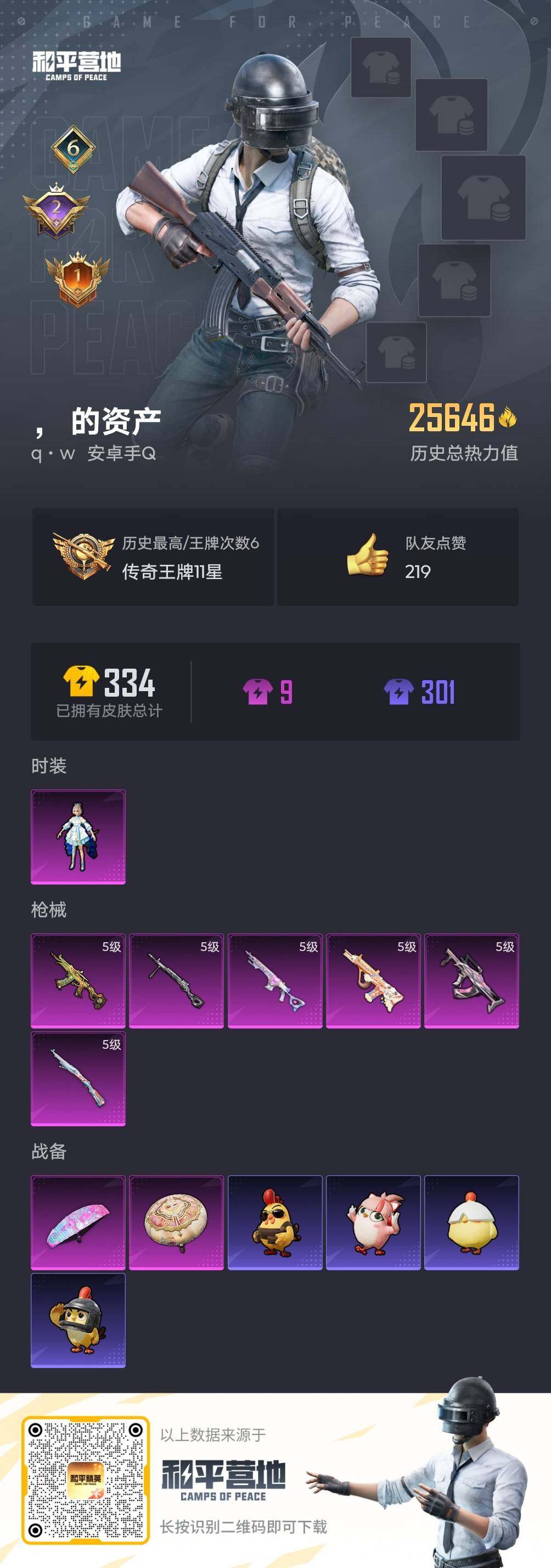 HPLE474056和平精英账号详情图4