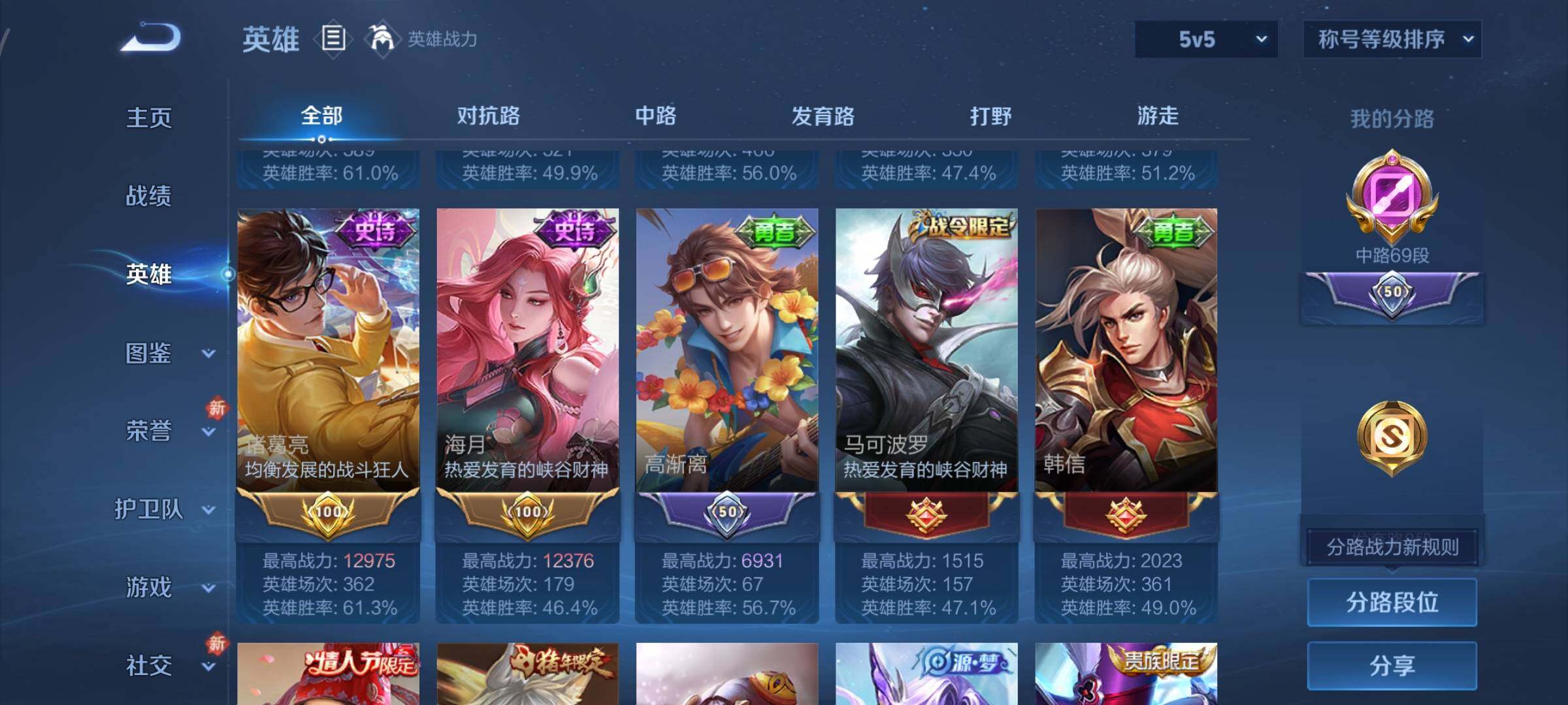 WZCMW4149828王者荣耀账号详情图4