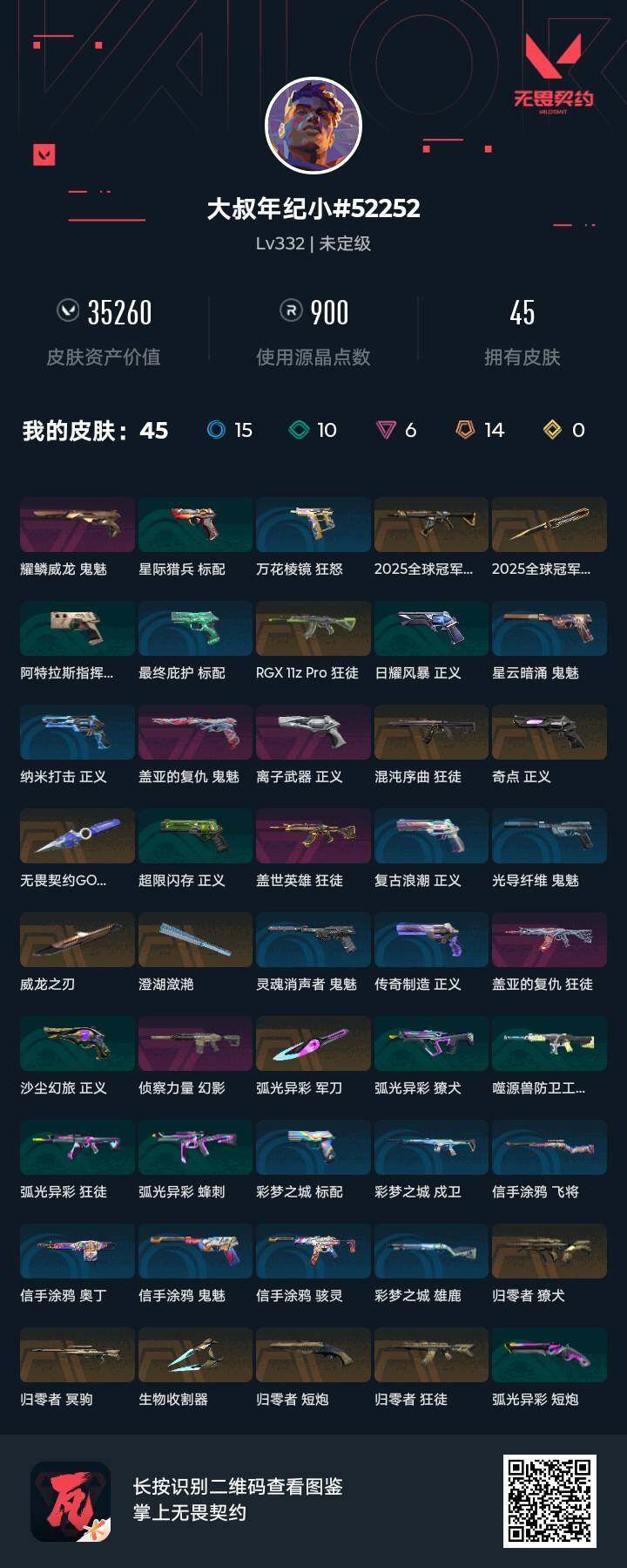 WWQLX414551无畏契约账号详情图5