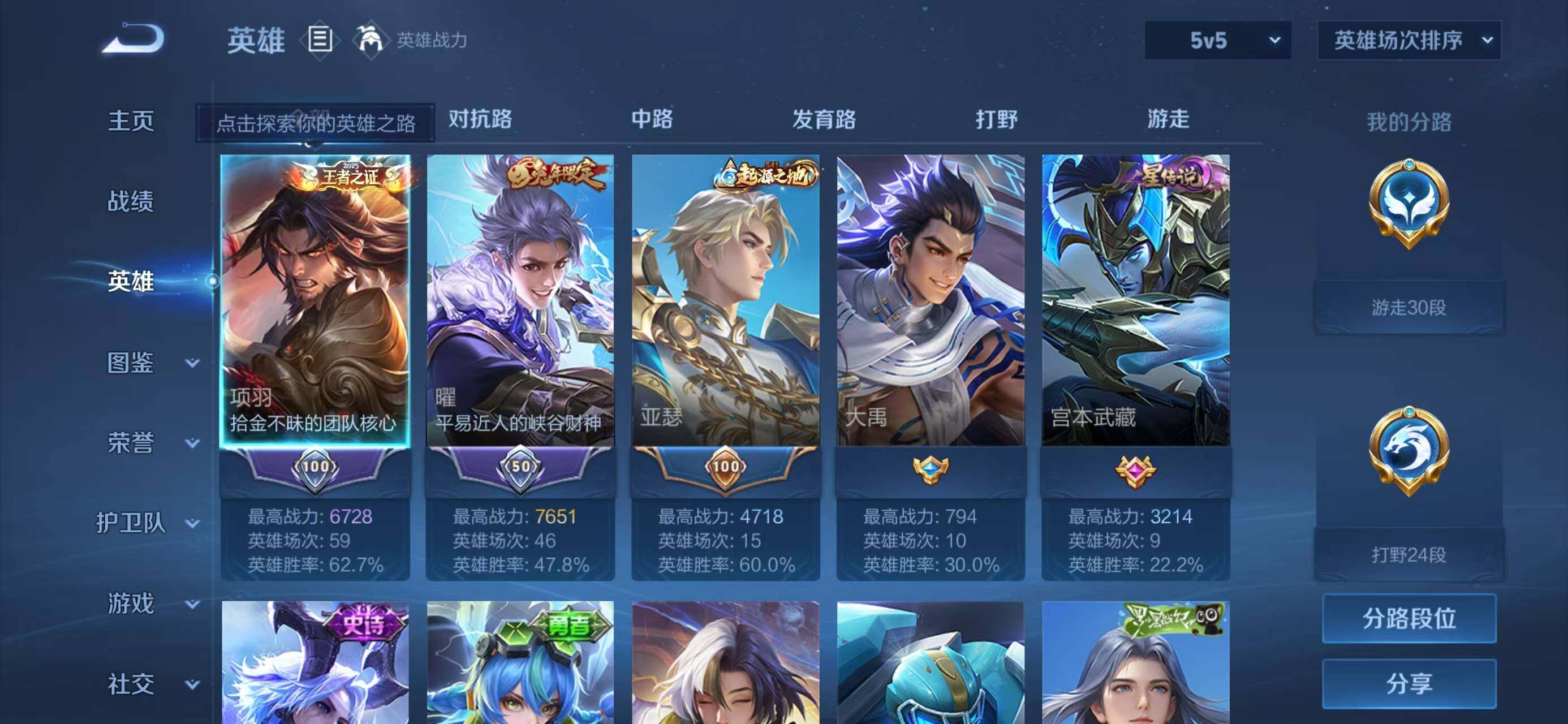 WZCMW4140520王者荣耀账号详情图4