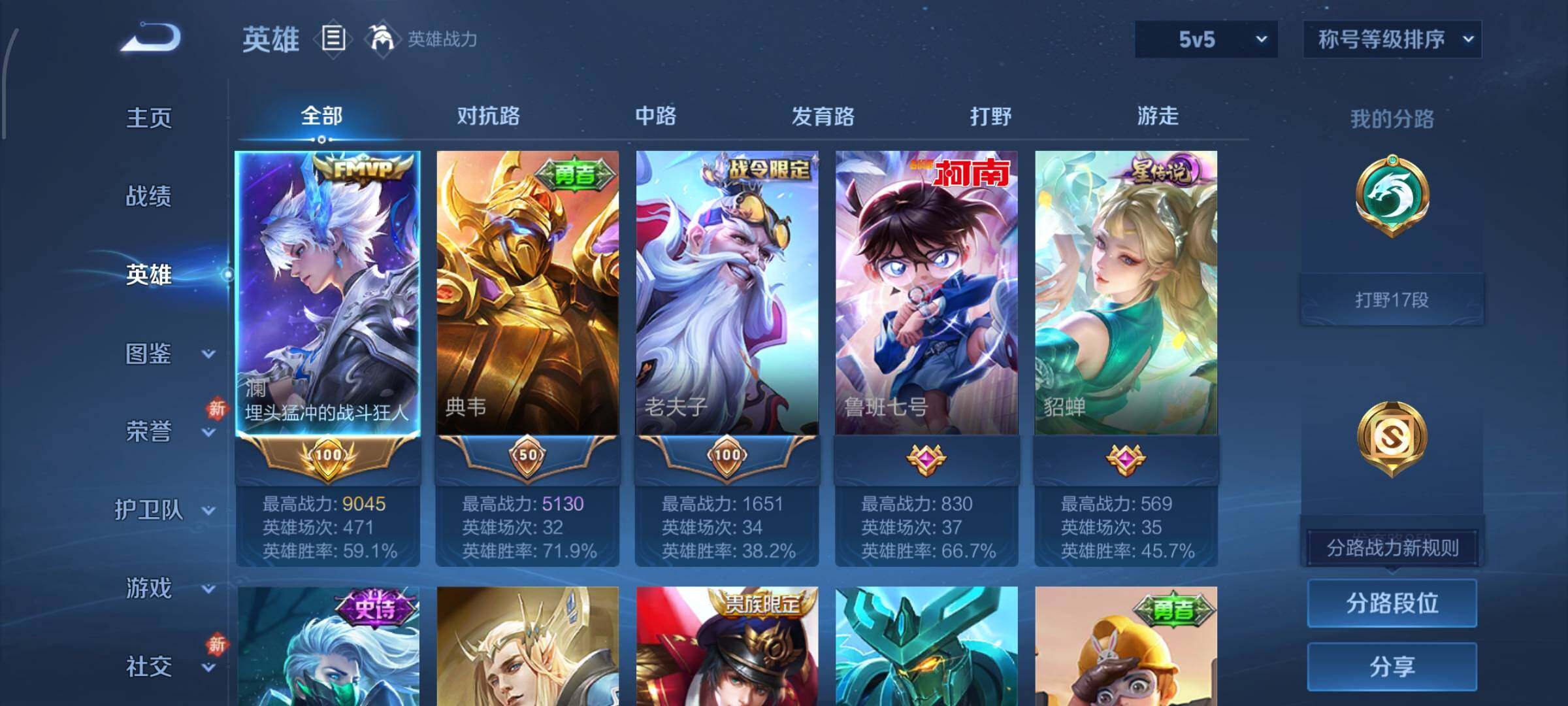 WZCMW4155277王者荣耀账号详情图3