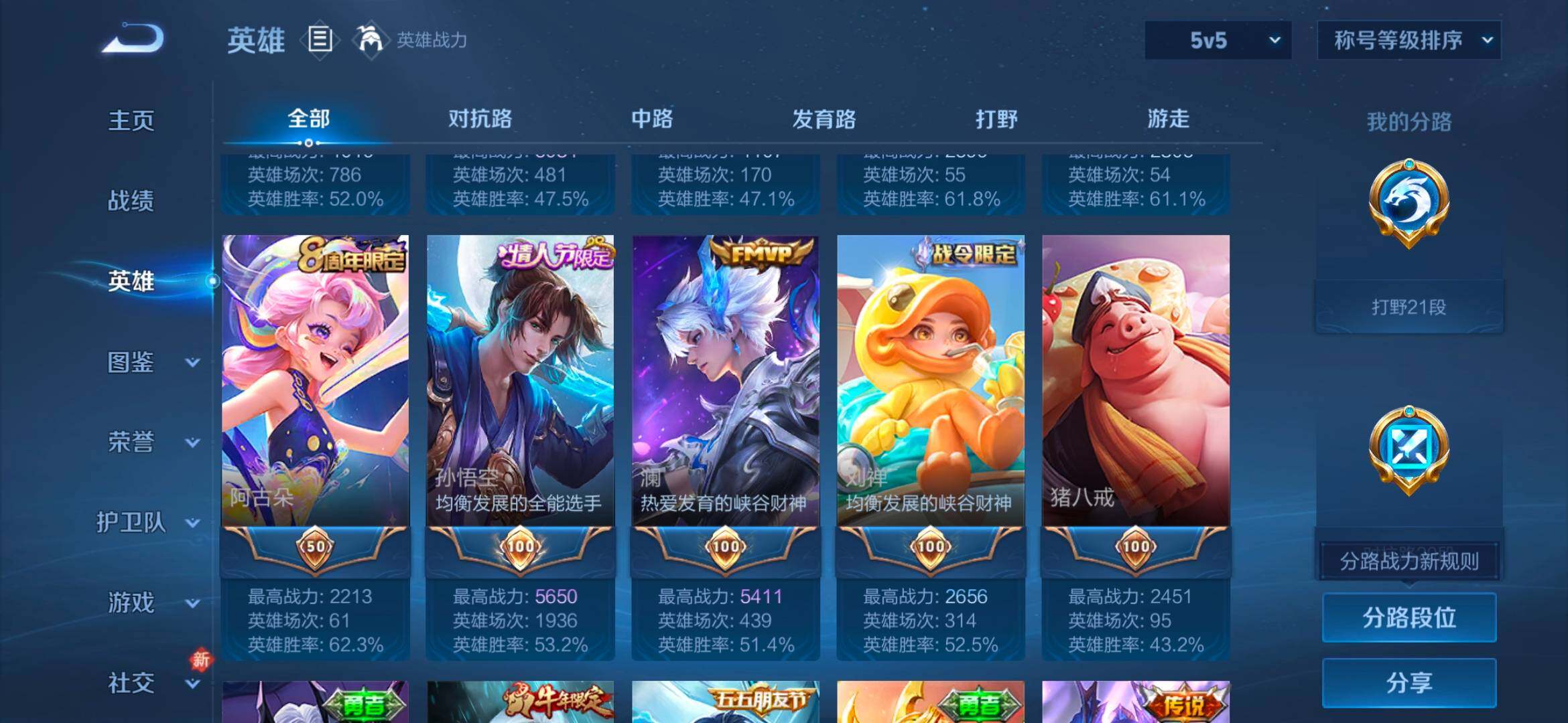 WZCMW4152123王者荣耀账号详情图13