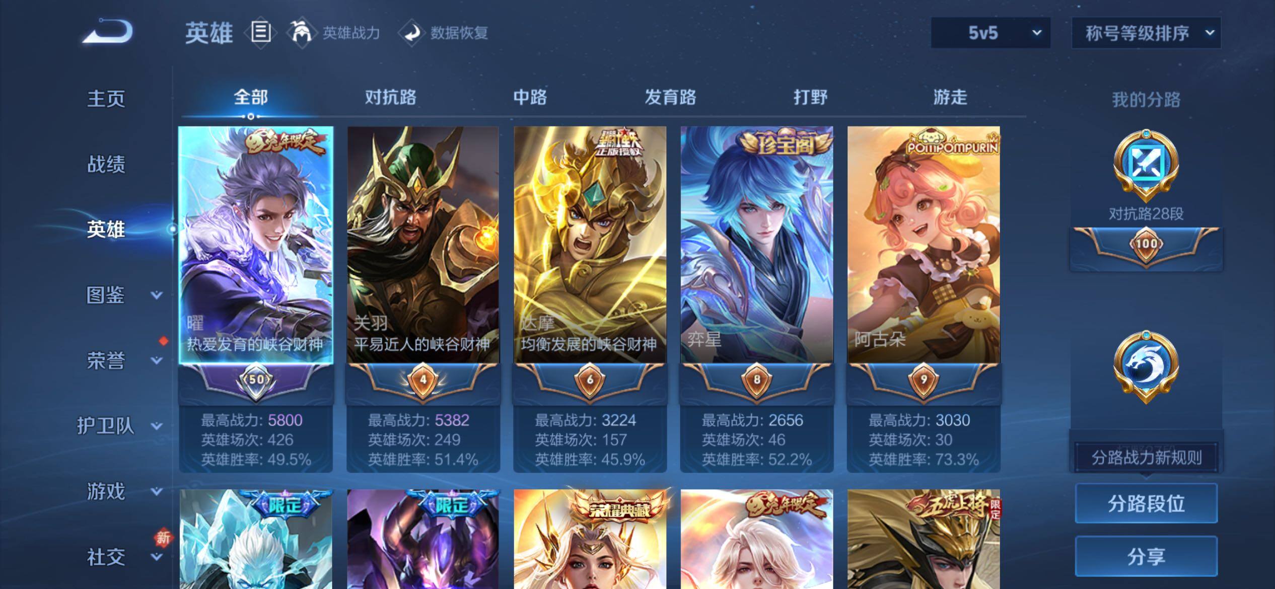 WZCMY4149042王者荣耀账号详情图3