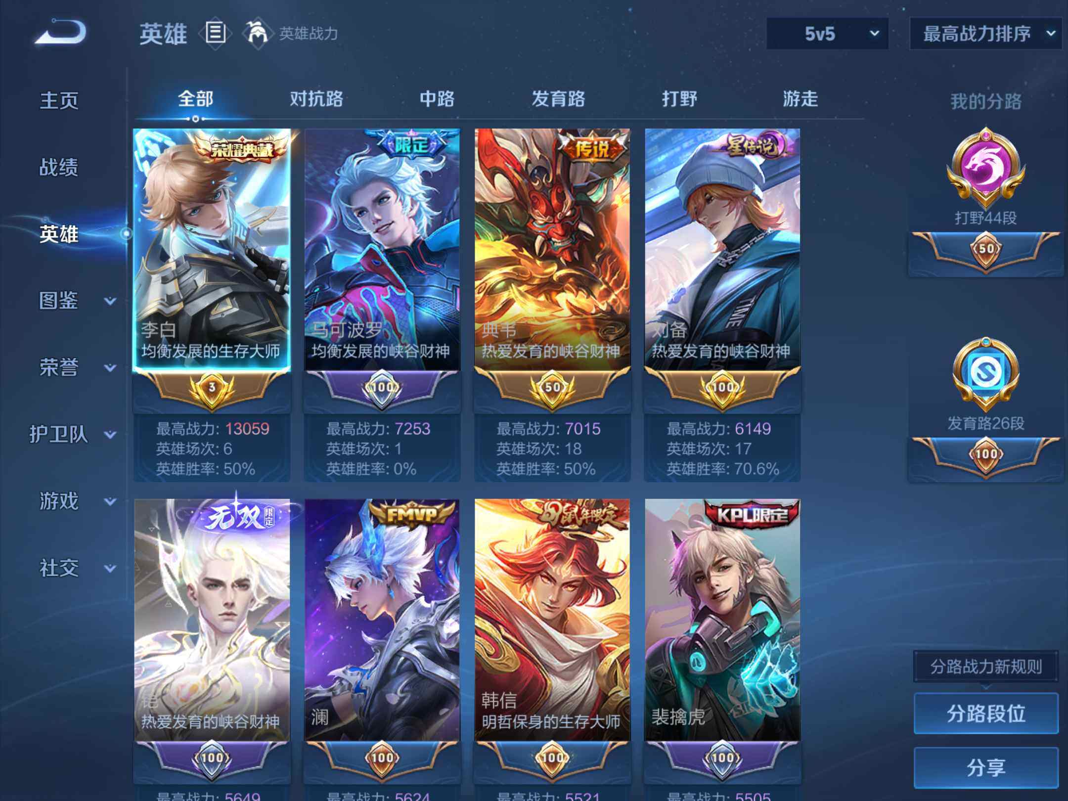 WZKG4146603王者荣耀账号详情图12