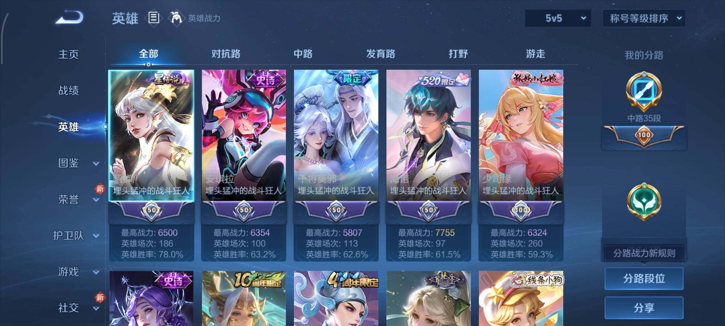 WZCMW4166603王者荣耀账号详情图3