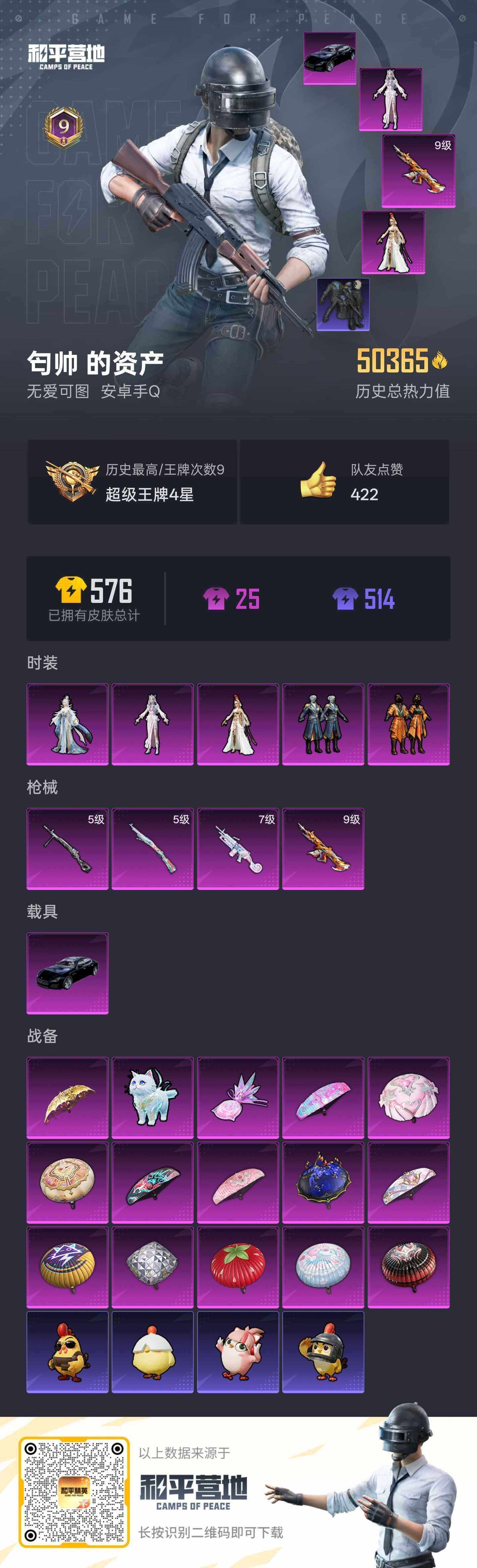 HPLE479428和平精英账号详情图2