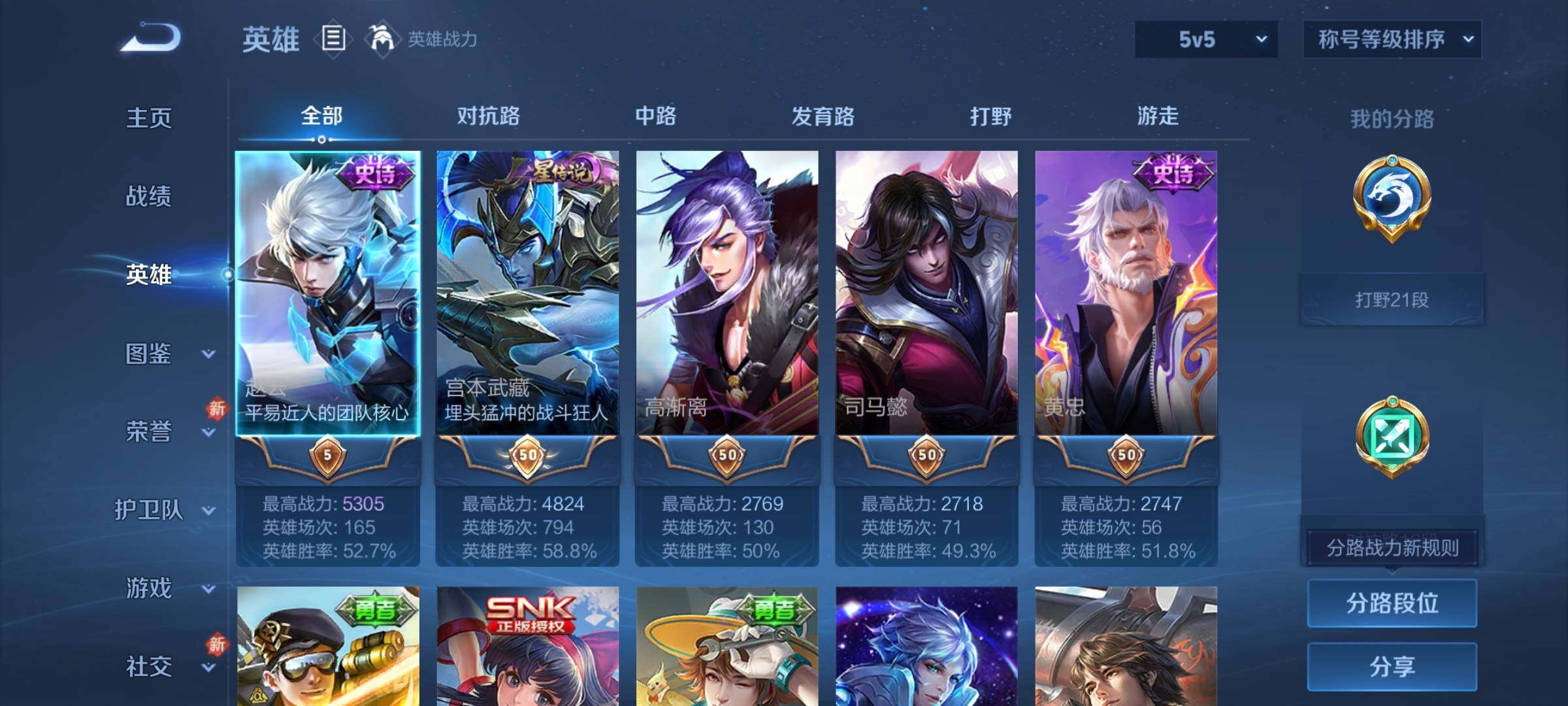 WZCMW4152062王者荣耀账号详情图3