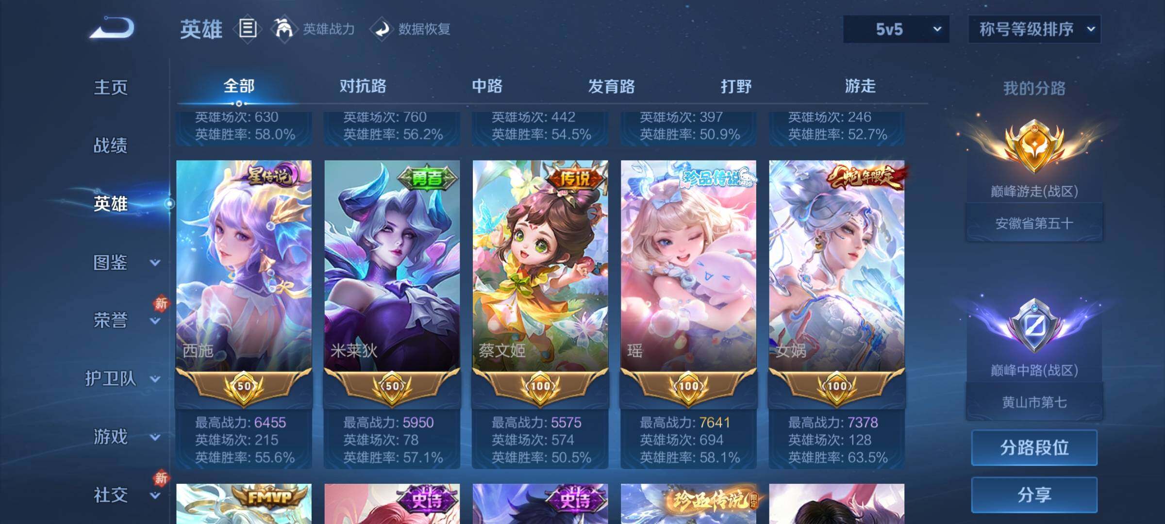 WZCMW4151182王者荣耀账号详情图4