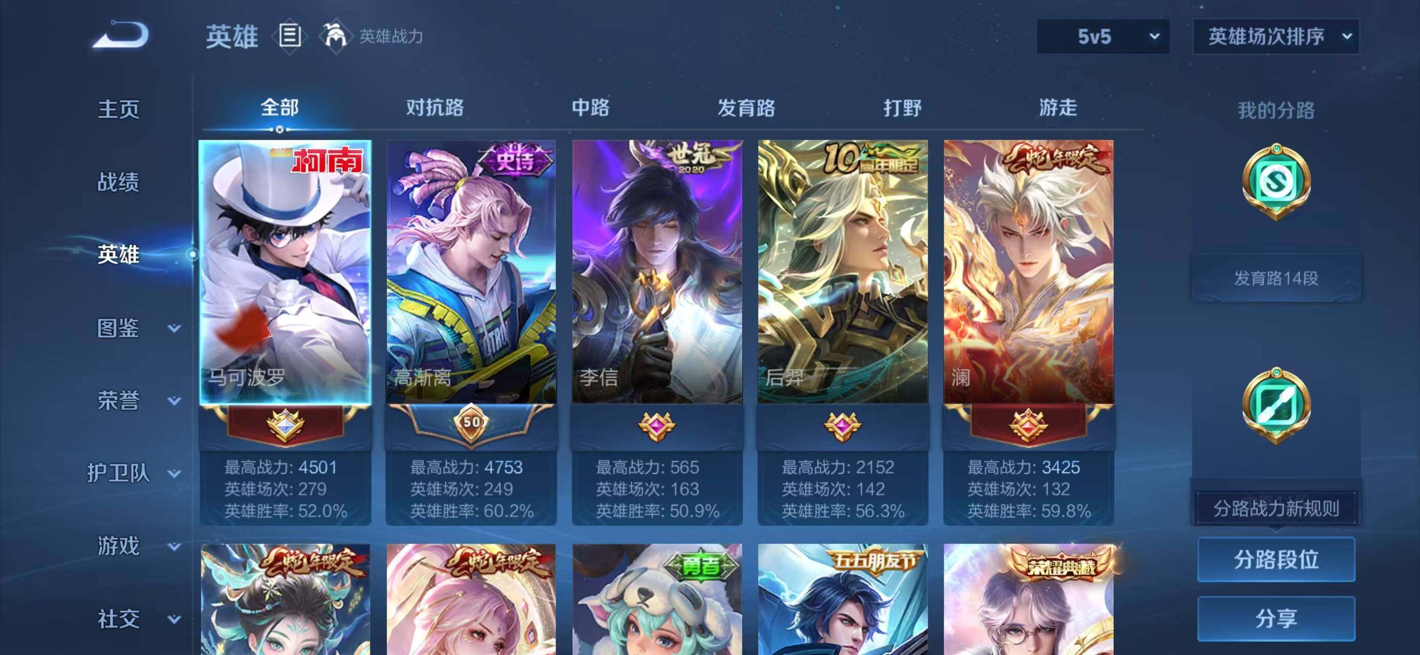 WZCMW4143578王者荣耀账号详情图3