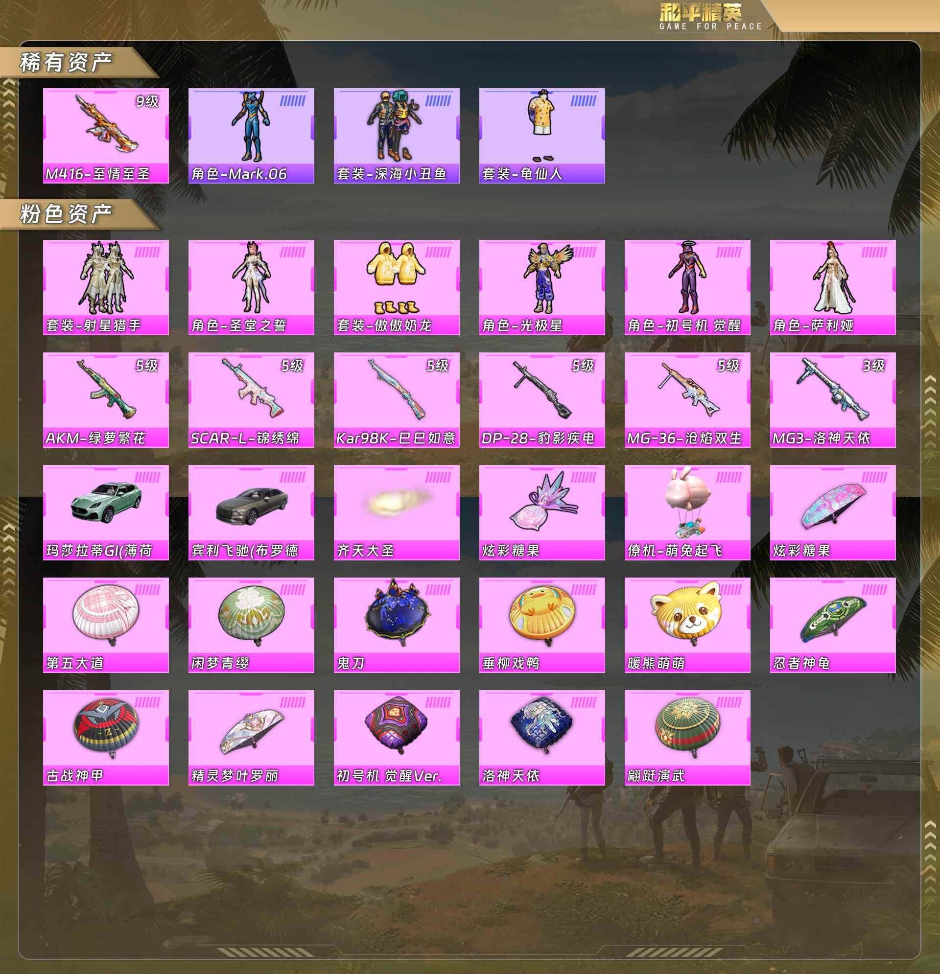 HPQM478347和平精英账号详情图5