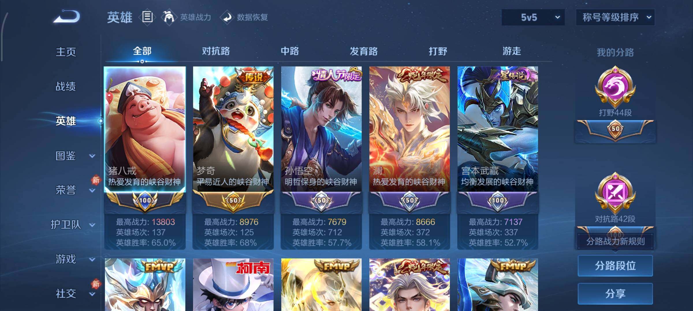 WZCMW4151199王者荣耀账号详情图3