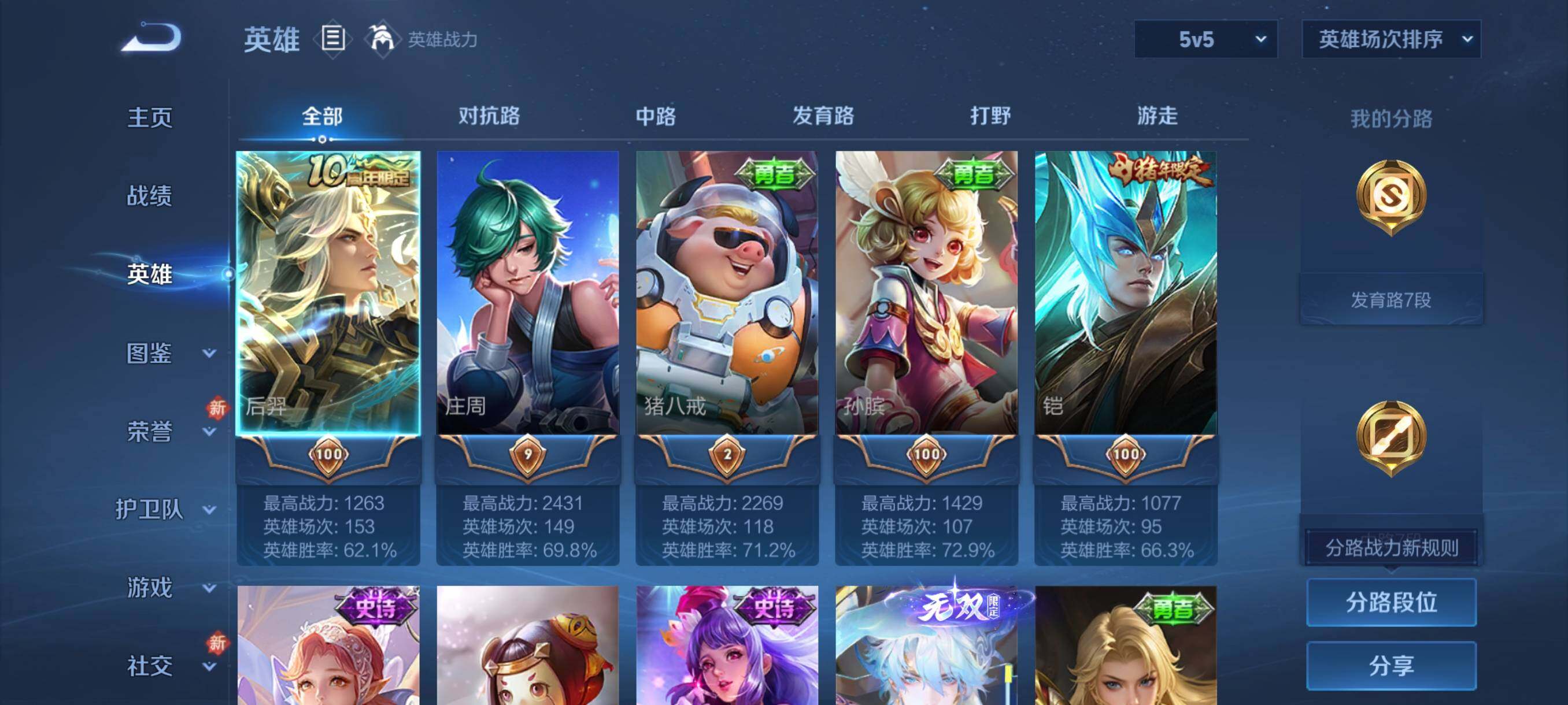 WZJZ4161601王者荣耀账号详情图5