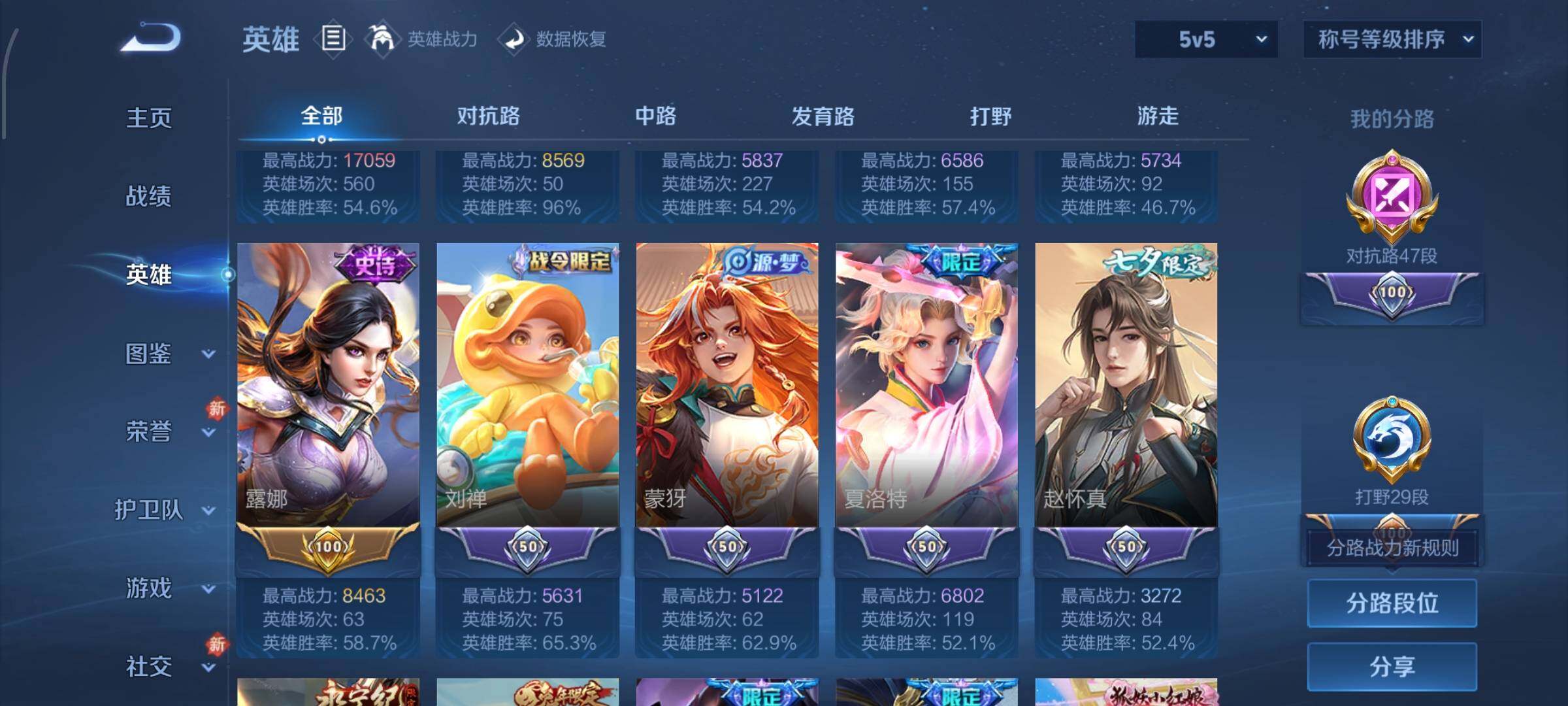 WZCMW4152675王者荣耀账号详情图4