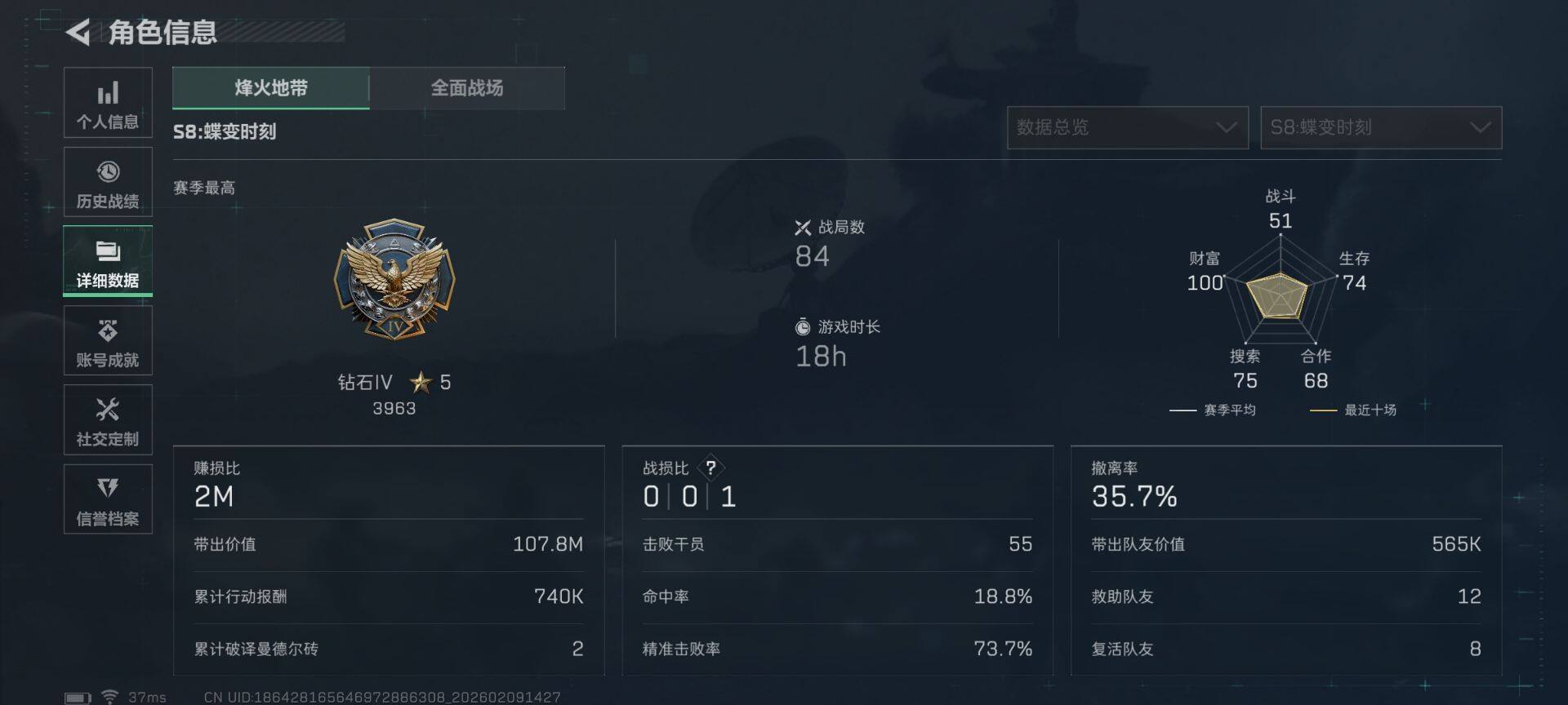 SJZQM440757三角洲行动账号详情图8