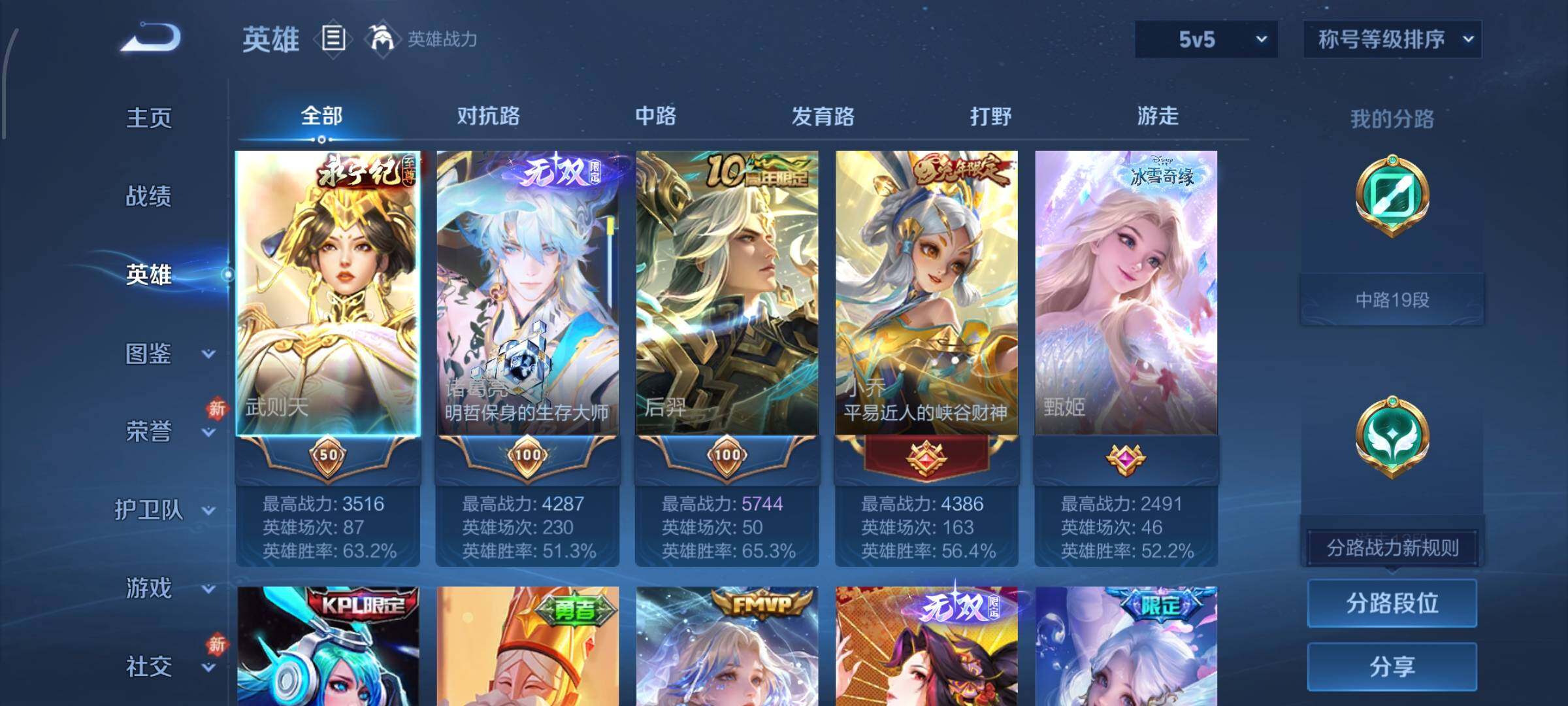 WZCMW4152939王者荣耀账号详情图3