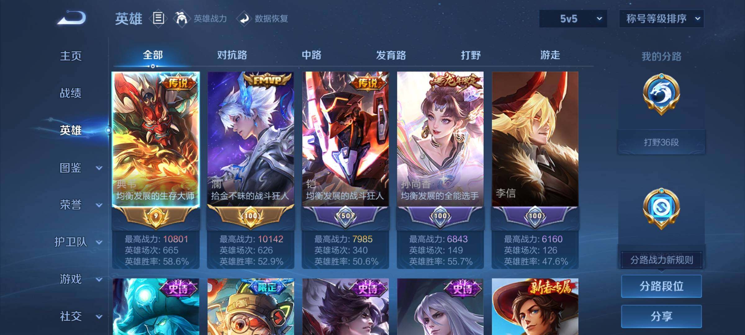 WZCMY4151180王者荣耀账号详情图3